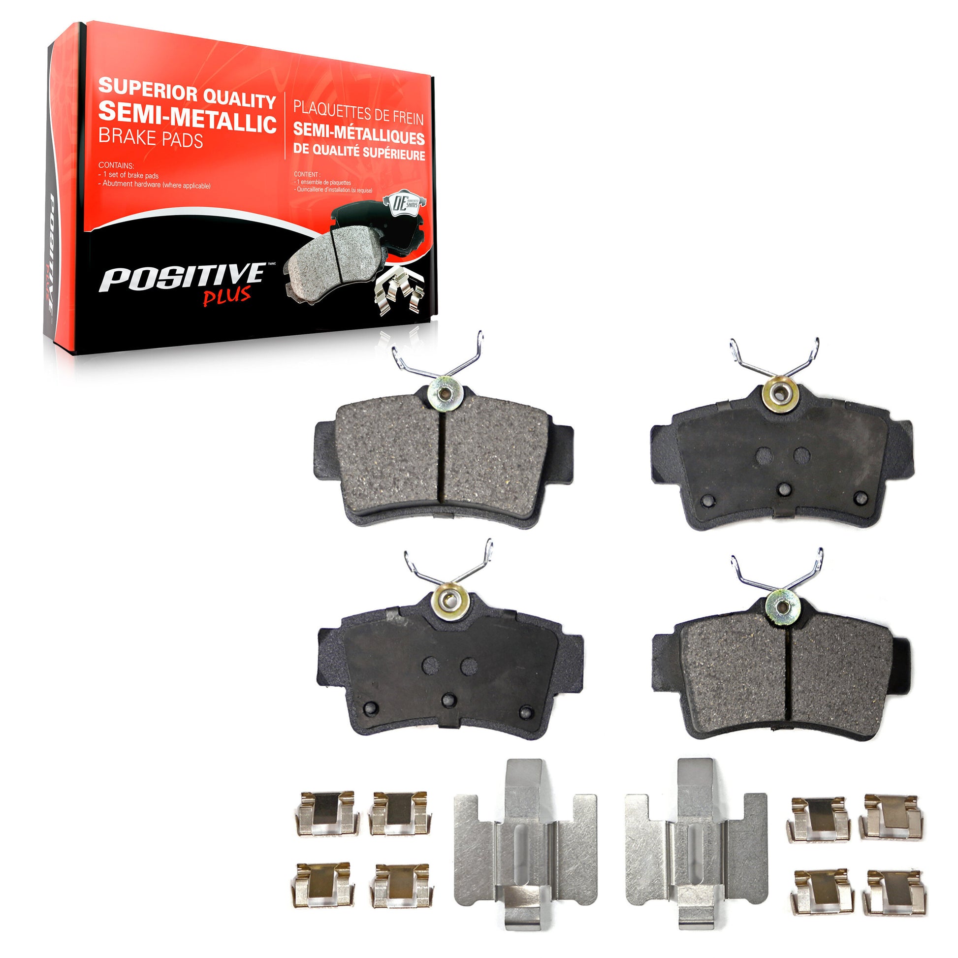 Positive Plus PPF-D627 Disc Brake Pad for 1994-2004 Ford Mustang - Rear