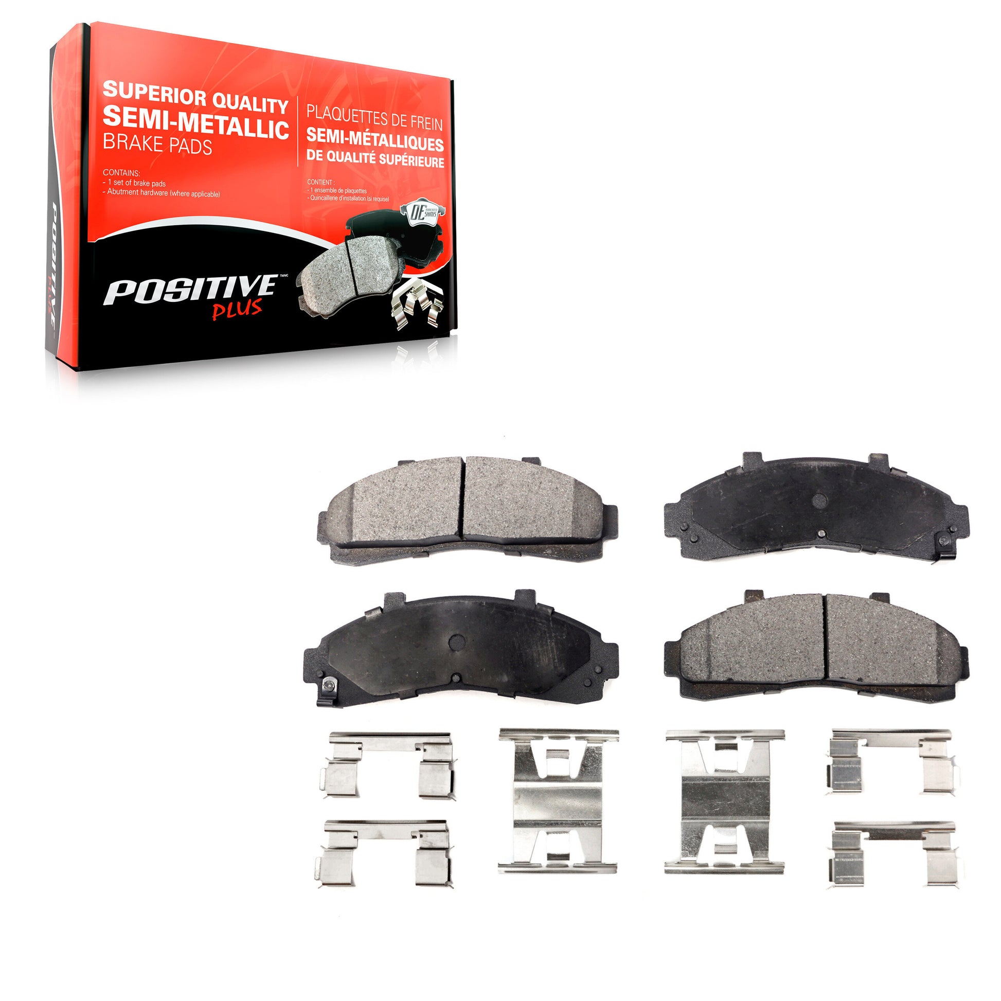 Positive Plus PPF-D652 Disc Brake Pad for 1995-2002 Mazda B2300, Mazda B2500, Mercury Mountaineer - Front