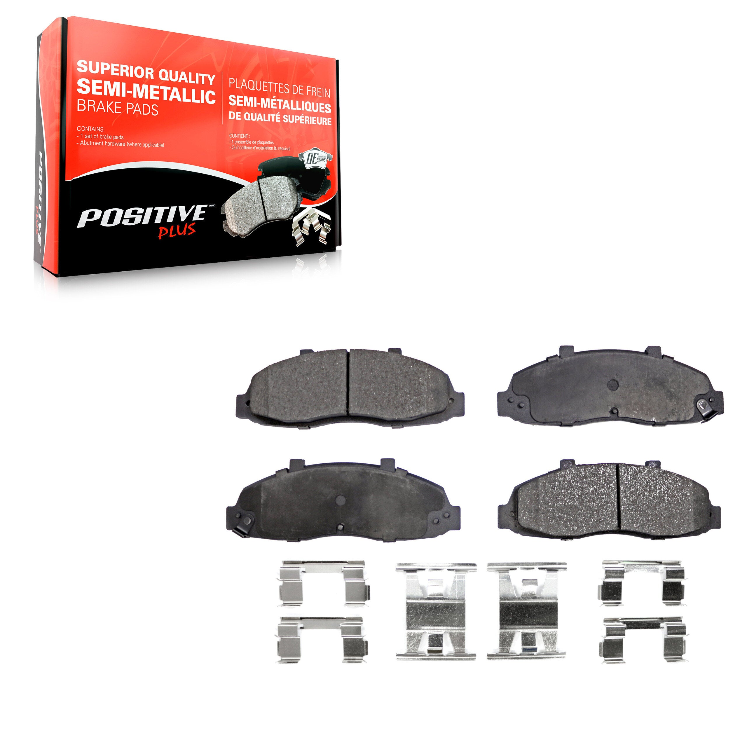 Positive Plus PPF-D679 Disc Brake Pad for 1997-2004 Ford F-150 Heritage, Lincoln Blackwood, Ford F-150 - Front