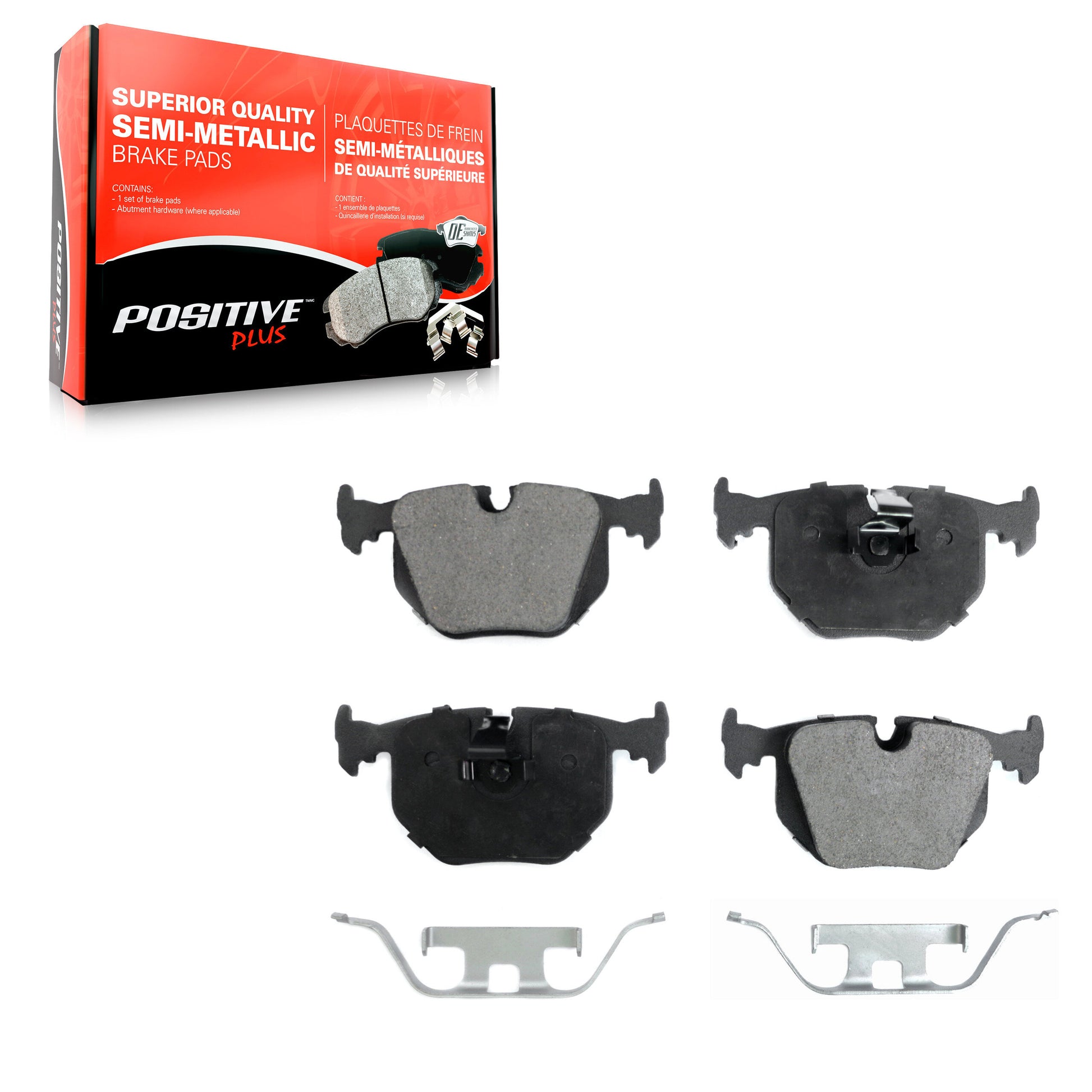 Positive Plus PPF-D683 Disc Brake Pad for 1991-2010 BMW Z4, BMW X3, Land Rover Range Rover - Rear