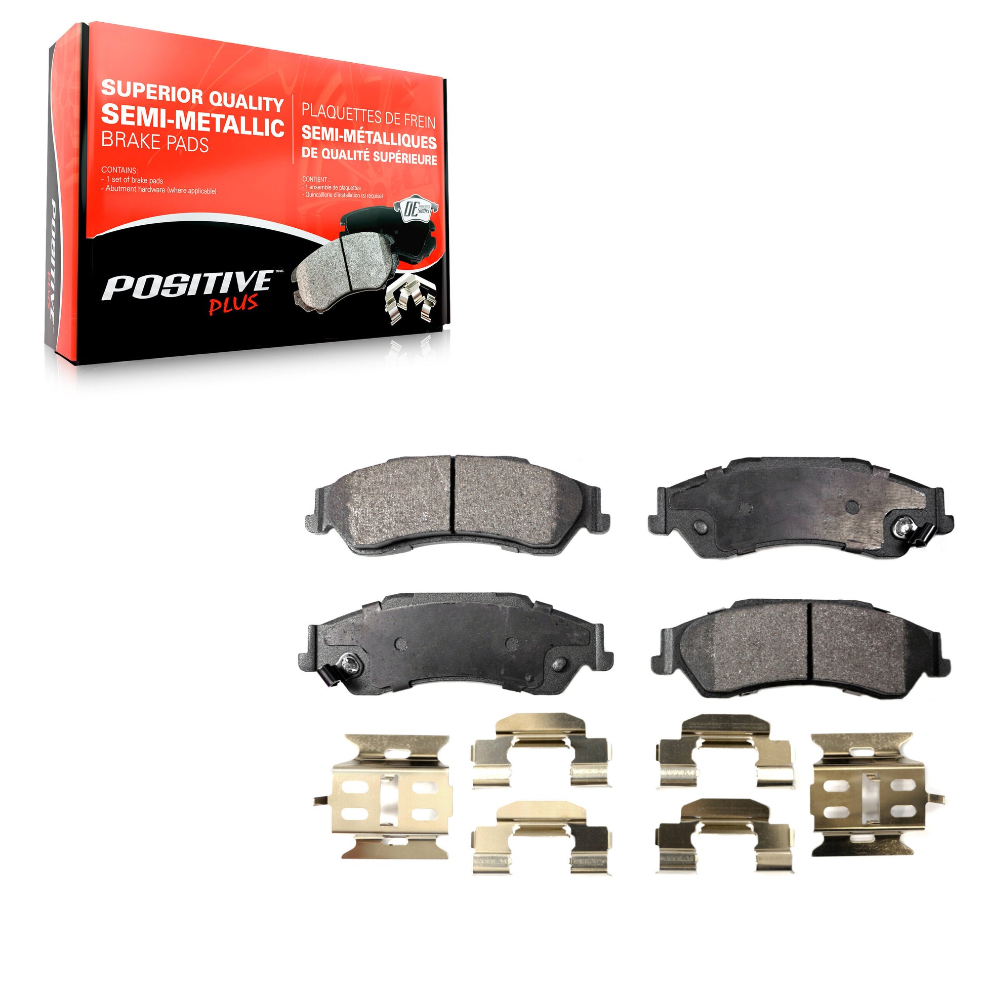 Positive Plus PPF-D729 Disc Brake Pad for 1997-2005 Chevrolet S10, Chevrolet Blazer, Isuzu Hombre - Rear