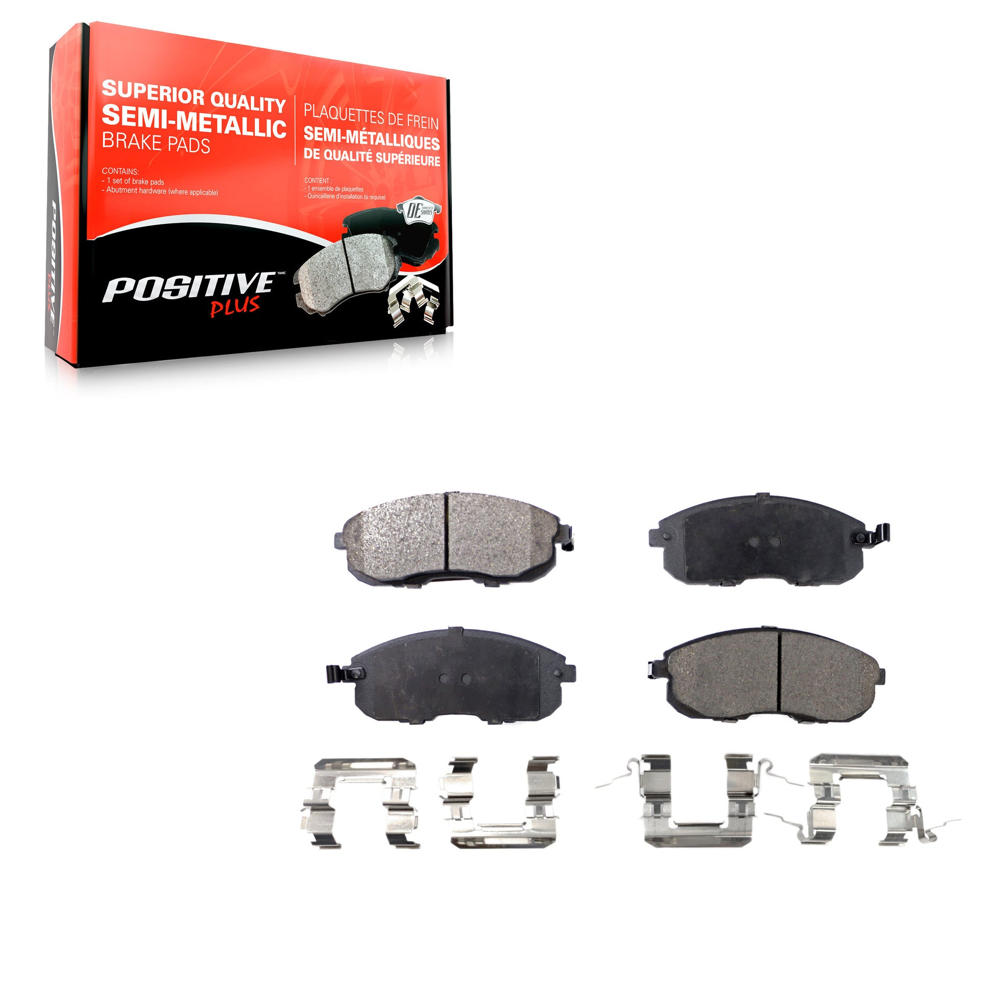 Positive Plus PPF-D815 Disc Brake Pad for 2000-2019 Nissan Juke, Nissan Altima, Nissan Sentra - Front