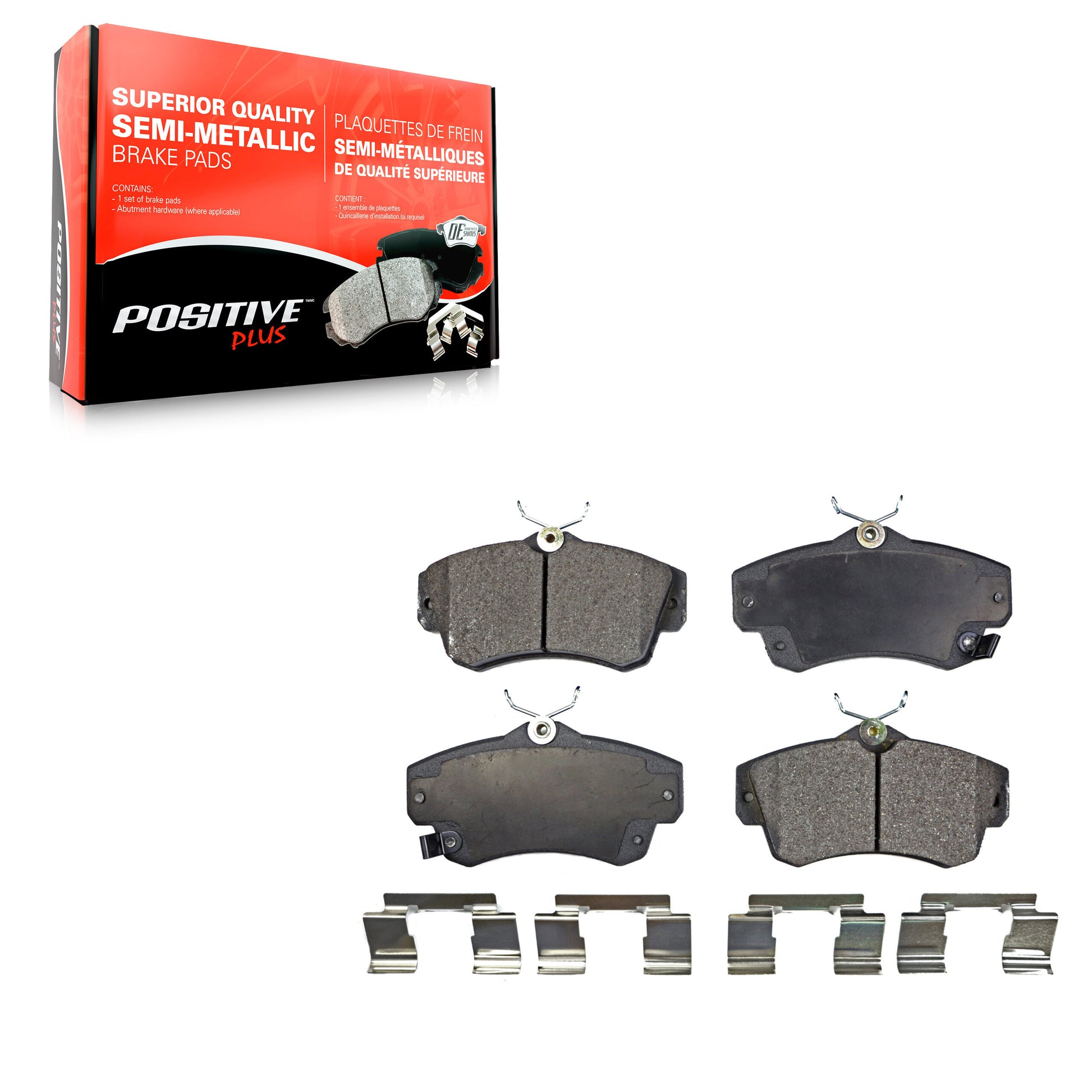 Positive Plus PPF-D841 Disc Brake Pad for 2001-2010 Dodge Neon, Chrysler PT Cruiser - Front