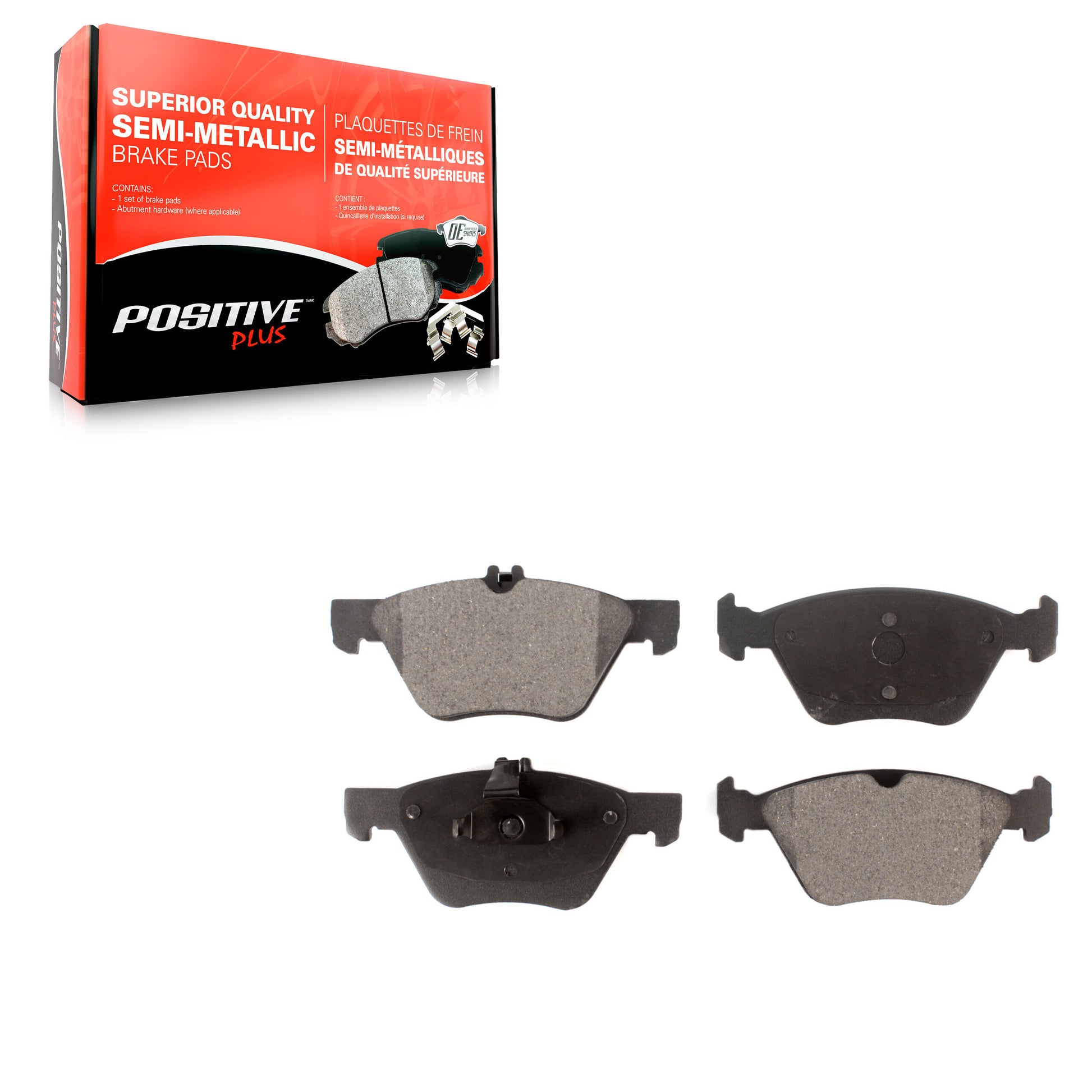 Positive Plus PPF-D853 Disc Brake Pad for 1996-2009 Mercedes-Benz E300, Chrysler Crossfire, Mercedes-Benz E350 - Front