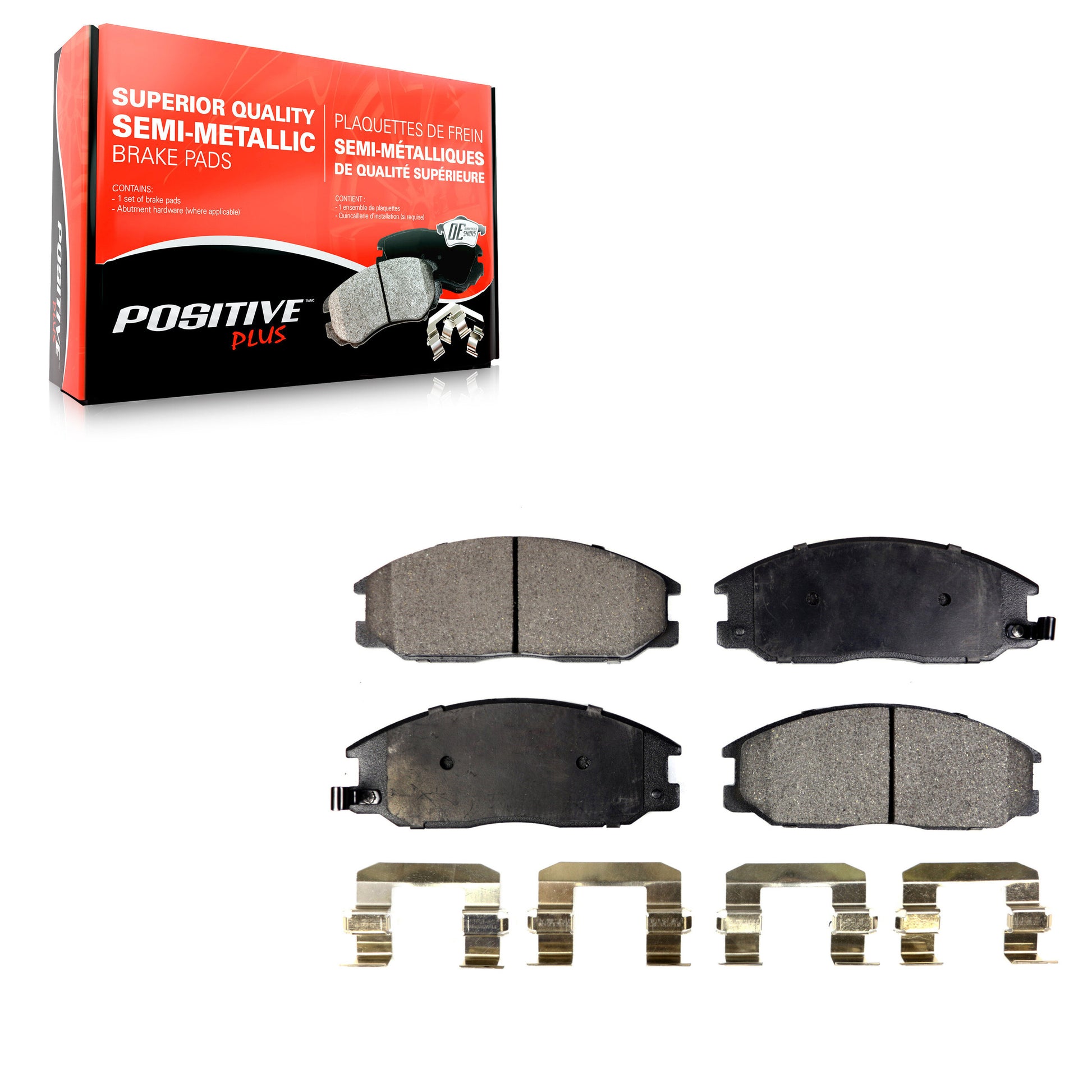 Positive Plus PPF-D864 Disc Brake Pad for 2001-2009 Kia Amanti, Kia Sorento, Hyundai XG350 - Front