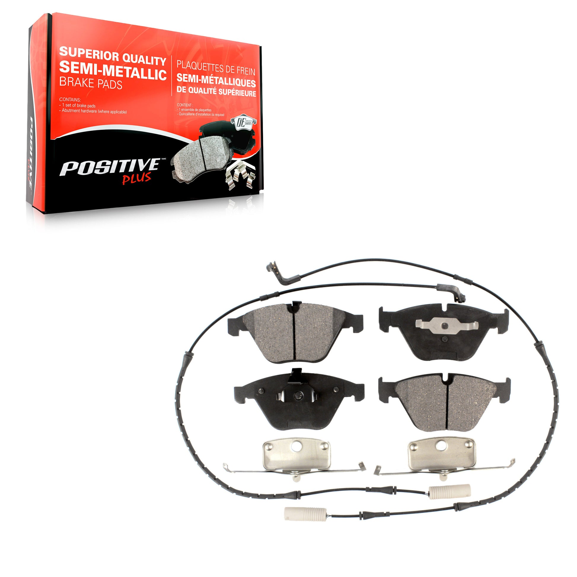 Positive Plus PPF-D918A Disc Brake Pad for 2002-2015 BMW X1, BMW 328i, BMW 335i - Front
