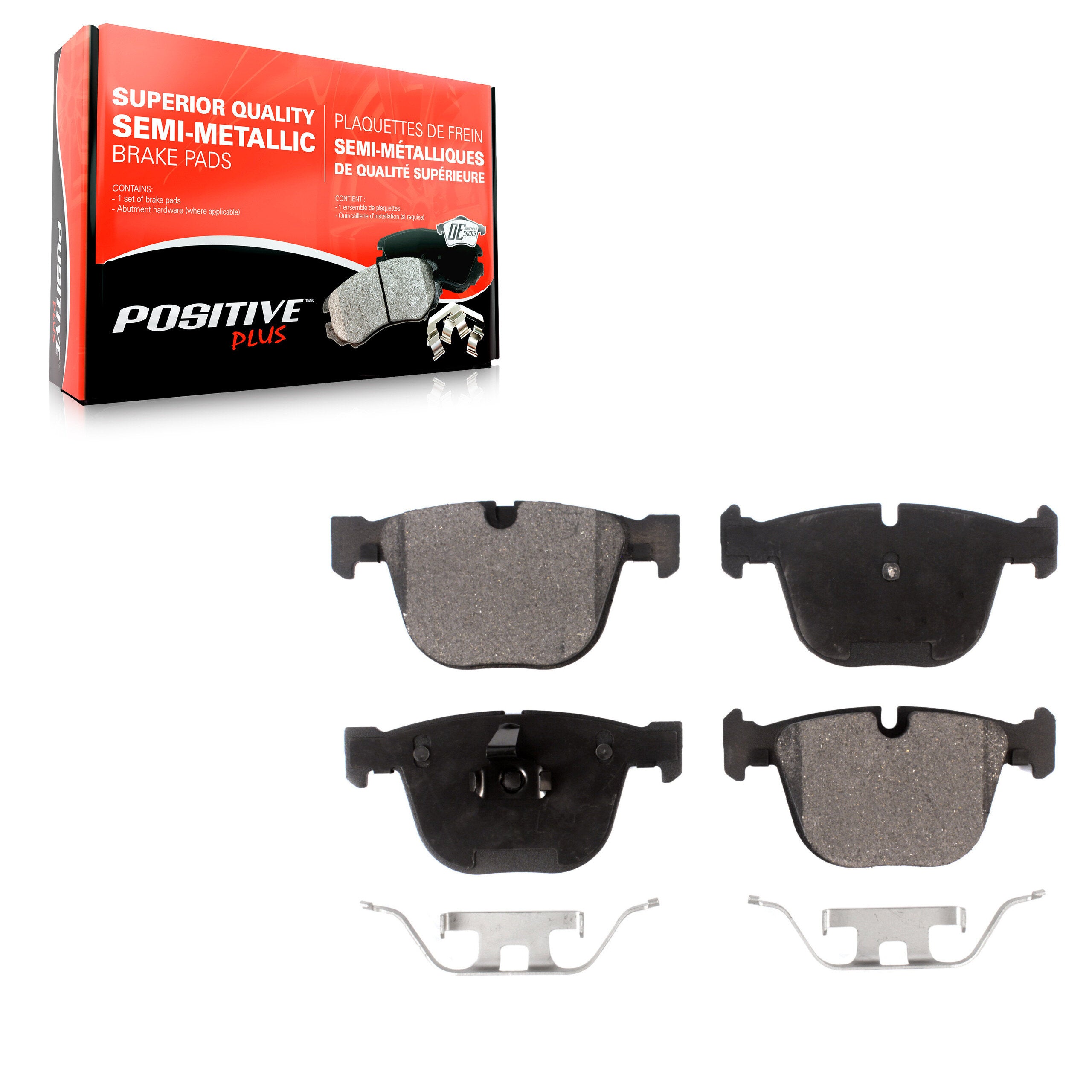 Positive Plus PPF-D919 Disc Brake Pad for 2002-2019 BMW X6, BMW X5, BMW 740Li xDrive - Rear