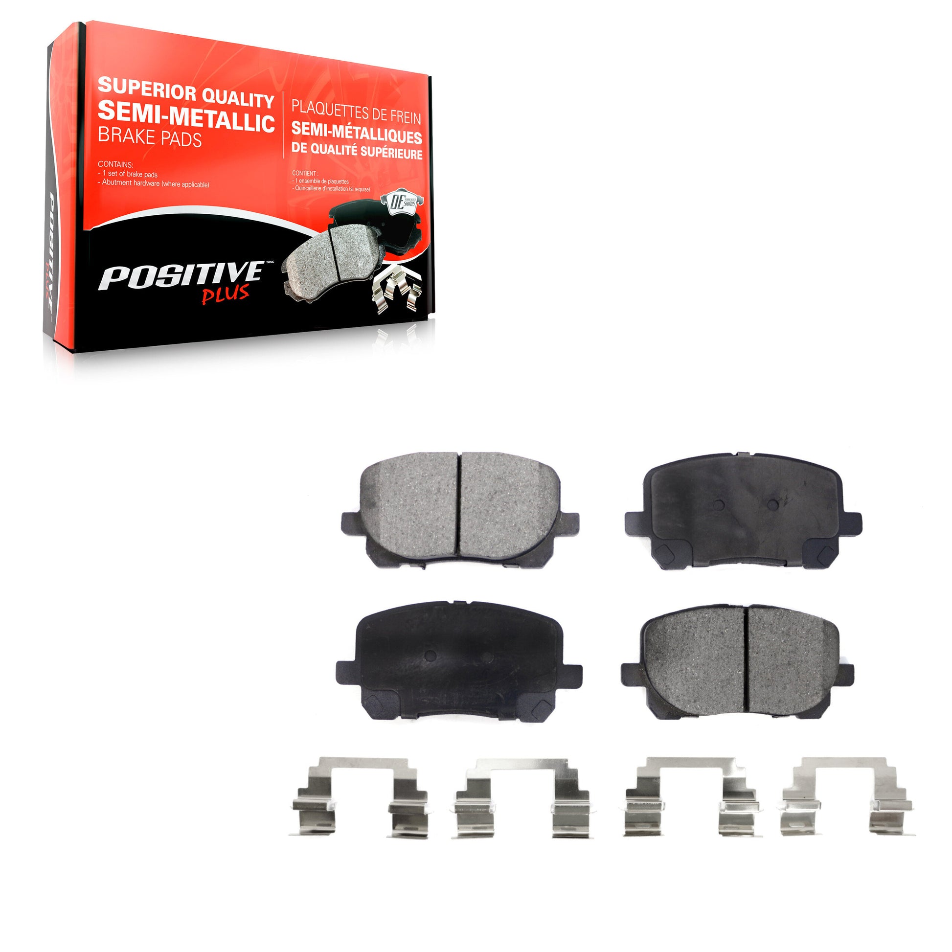 Positive Plus PPF-D923 Disc Brake Pad for 2003-2008 Pontiac Vibe, Toyota Corolla, Toyota Matrix - Front