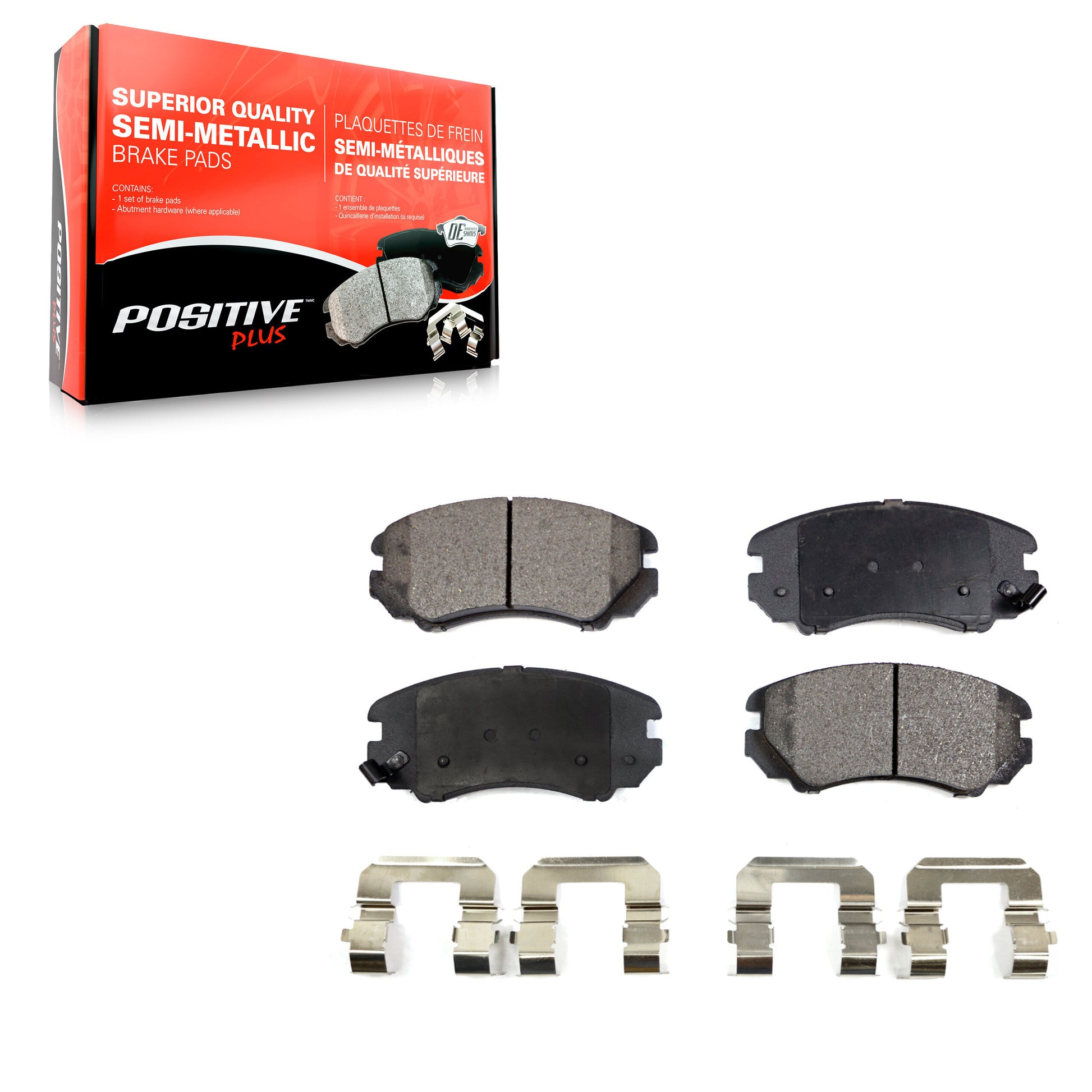 Positive Plus PPF-D924 Disc Brake Pad for 2003-2013 Hyundai Elantra, Kia Soul, Hyundai Tiburon - Front