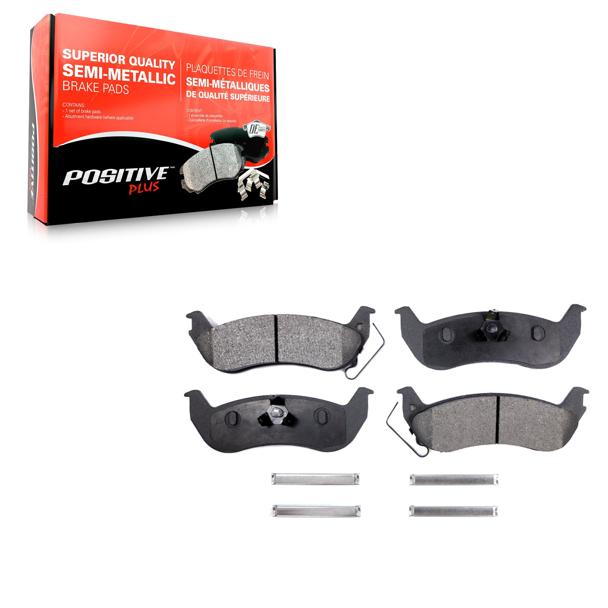 Positive Plus PPF-D932 Disc Brake Pad for 2003-2011 Ford Ranger, Mazda B2300, Mazda B4000 - Rear