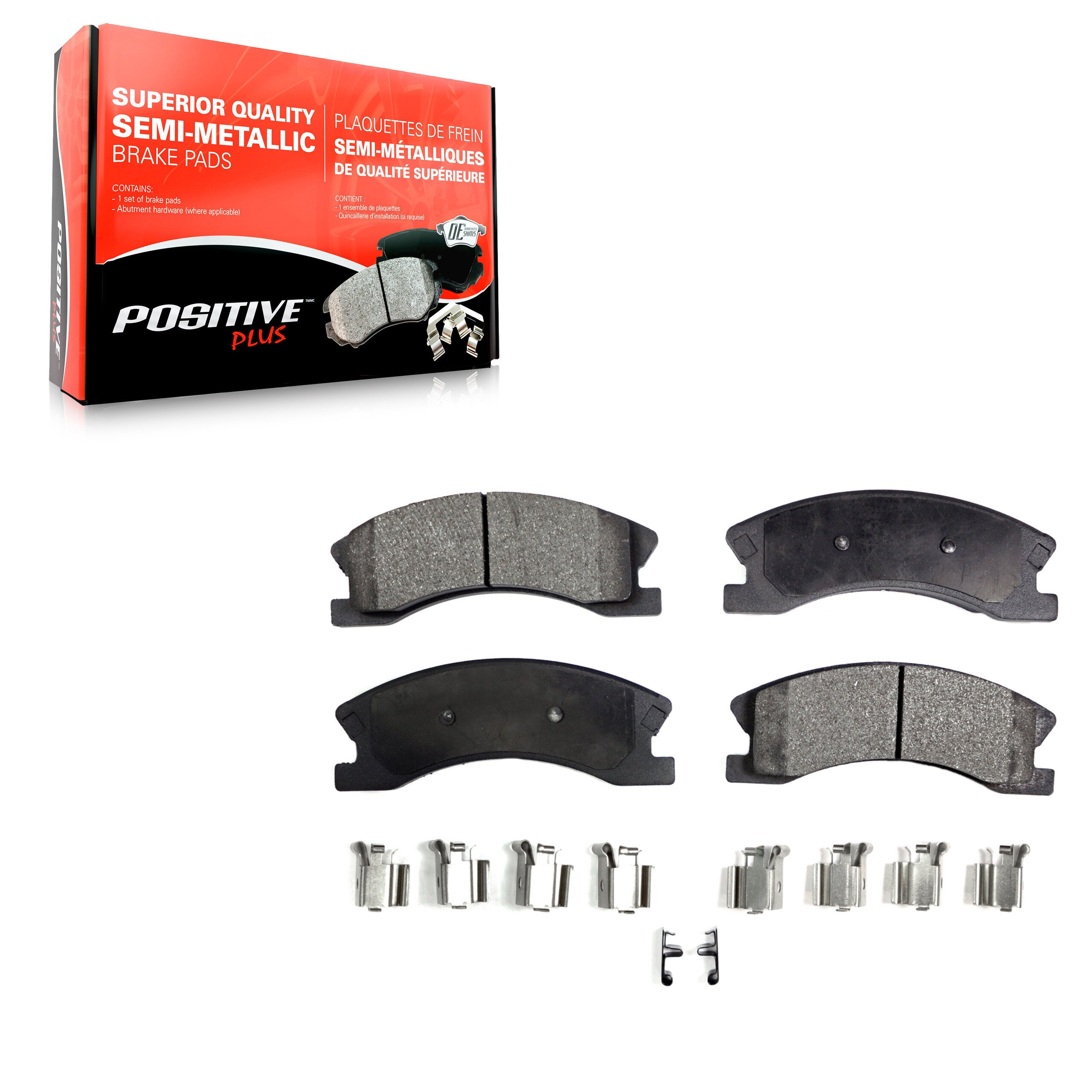 Positive Plus PPF-D945 Disc Brake Pad for 1999-2004 Jeep Grand Cherokee - Front