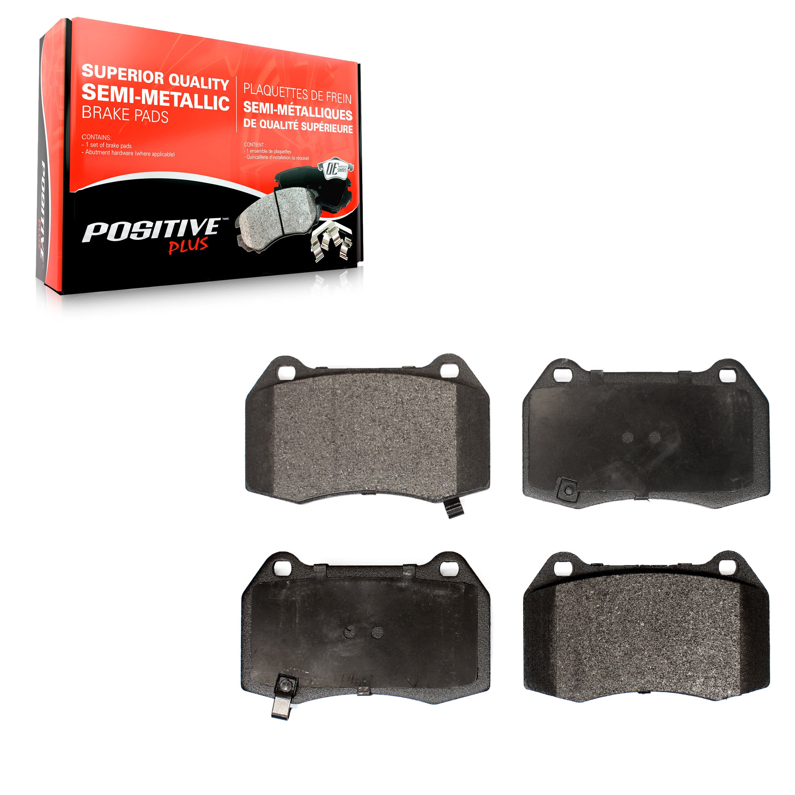 Positive Plus PPF-D960 Disc Brake Pad for 2002-2009 INFINITI G35, Nissan 350Z, Nissan Sentra - Front