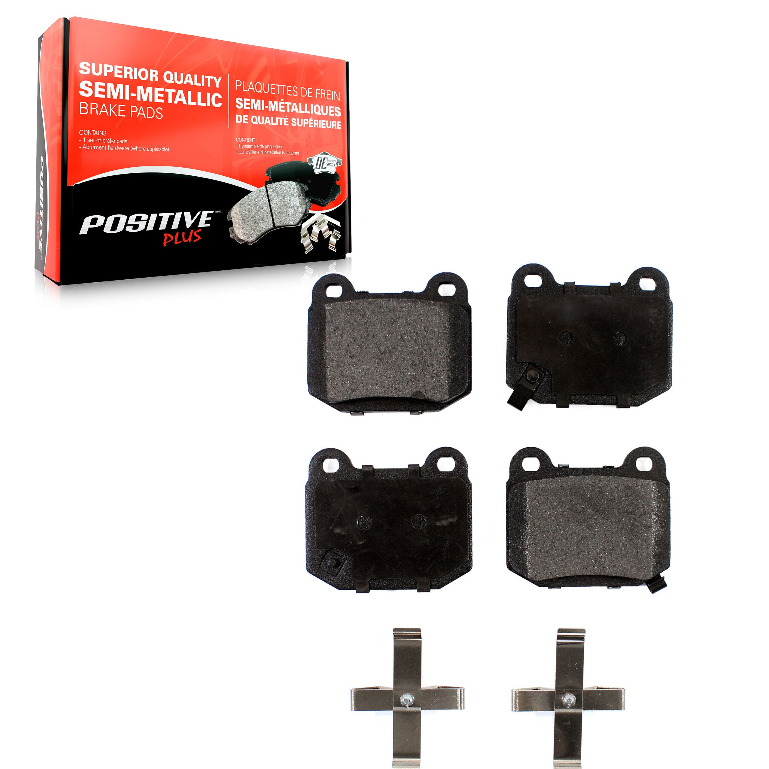 Positive Plus PPF-D961 Disc Brake Pad for 2003-2020 Toyota 86, Subaru BRZ, Subaru WRX - Rear