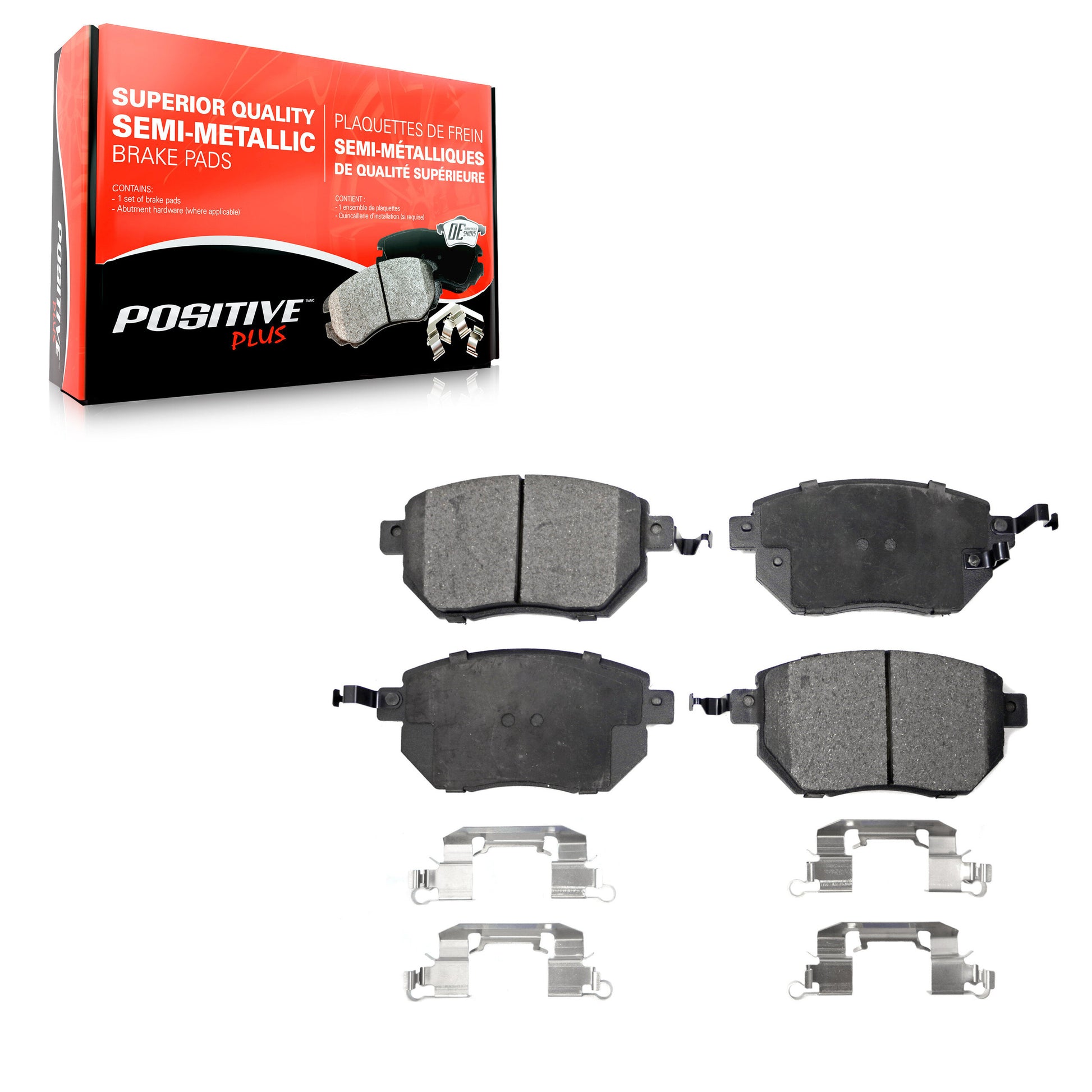 Positive Plus PPF-D969 Disc Brake Pad for 2003-2012 Nissan Murano, INFINITI FX35, INFINITI FX45 - Front
