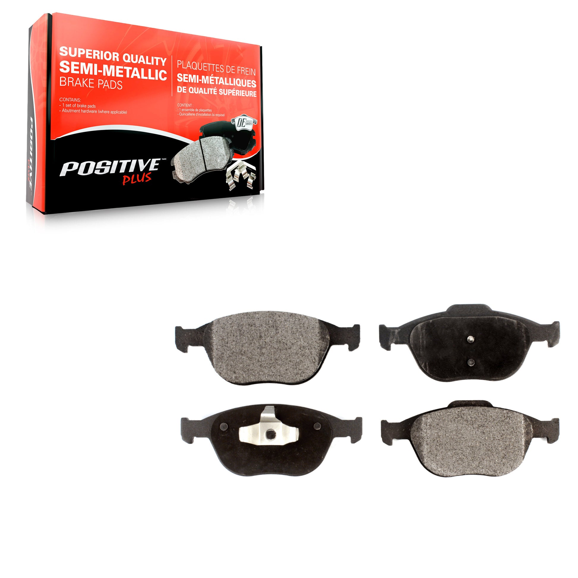 Positive Plus PPF-D970 Disc Brake Pad for 2002-2013 Ford Transit Connect, Ford Focus - Front