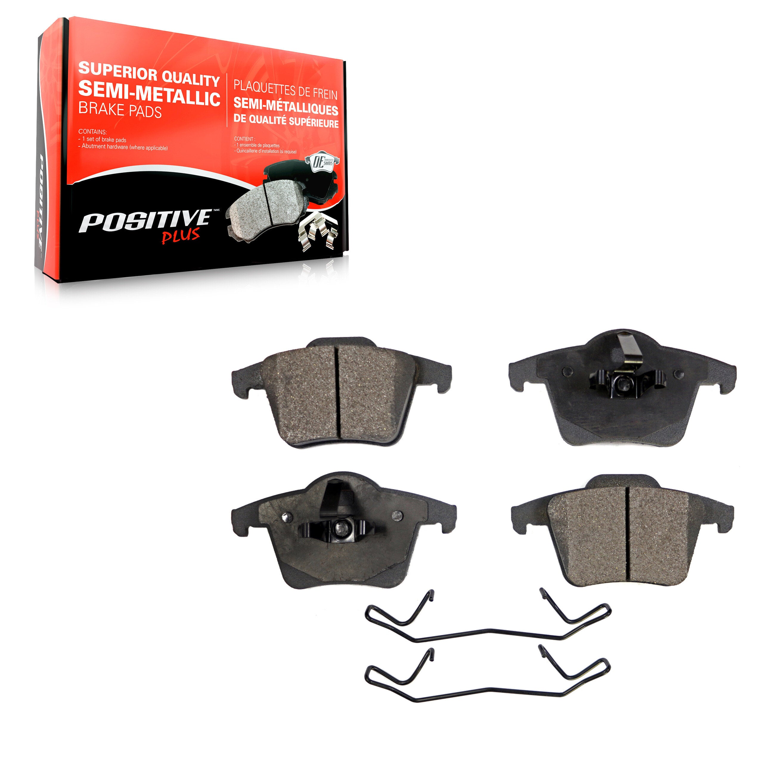 Positive Plus PPF-D980 Disc Brake Pad for 2003-2014 Volvo XC90 - Rear