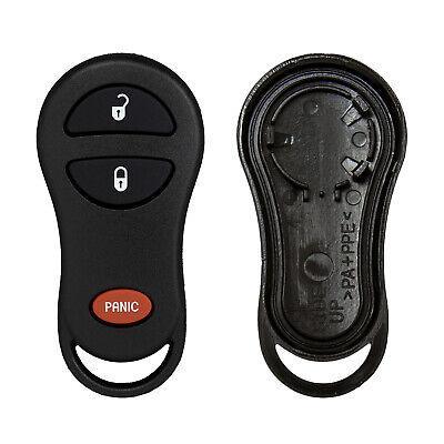 Remote Key Shell Case for Chrysler Ram Grand Cherokee Caravan 1998-2004 GQ43VT9T 04686481AA (3 Button)