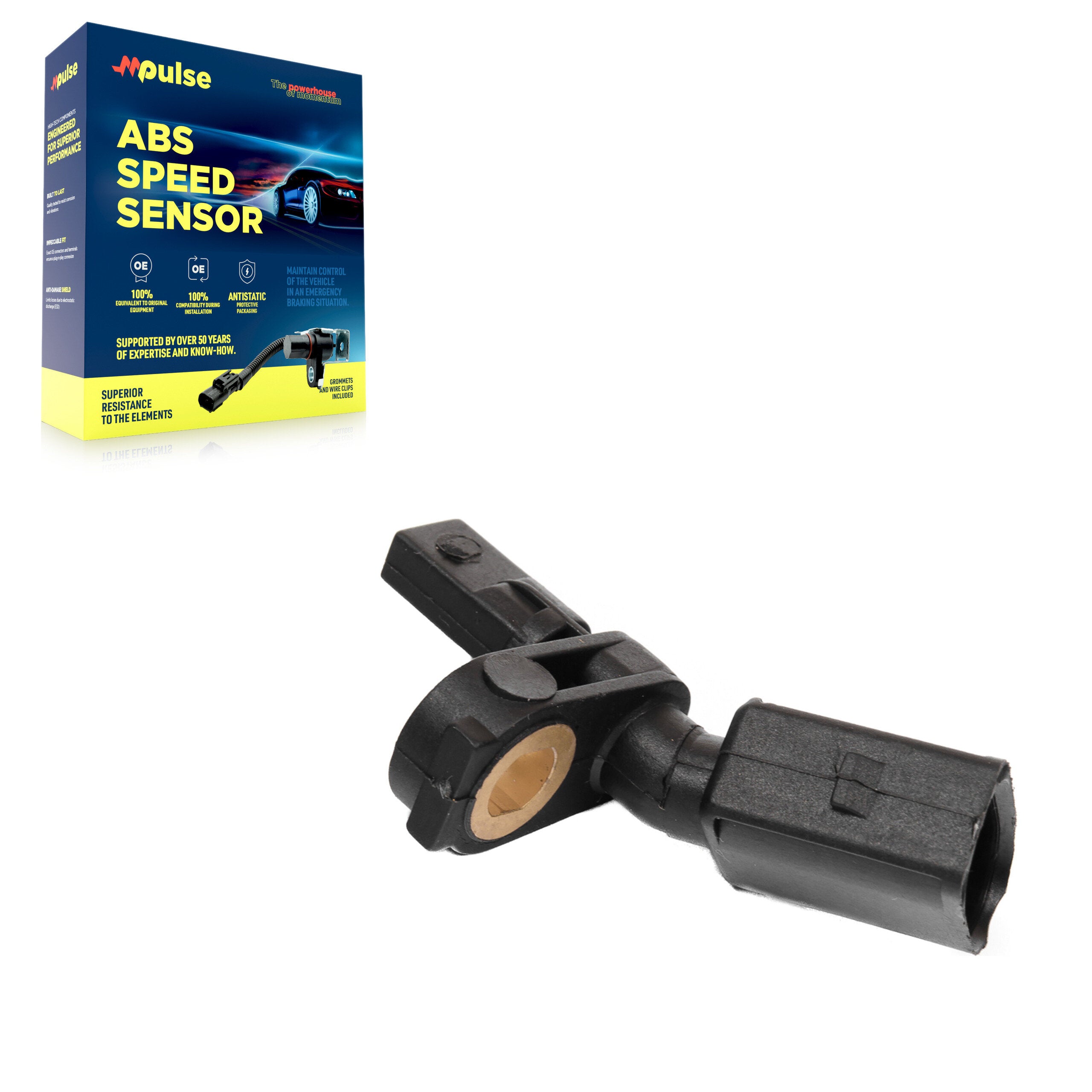 Mpulse SEN-2ABS0015 ABS Wheel Speed Sensor for 2003-2024 Volkswagen Saveiro, Audi TT Quattro, Audi TT RS Quattro - Front Left, Front