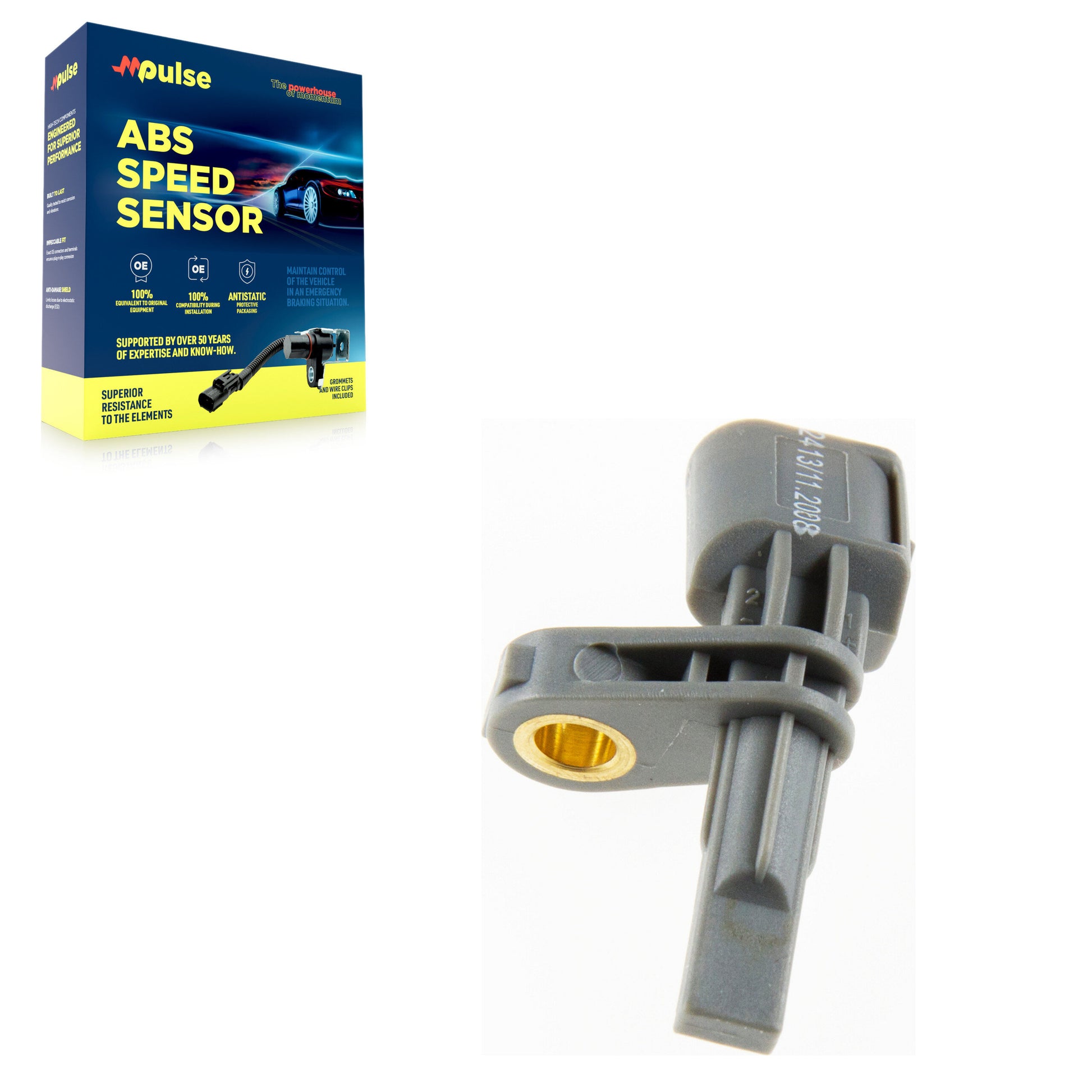 Mpulse SEN-2ABS0029 ABS Wheel Speed Sensor for 2003-2026 Volkswagen GTI, Audi Q3, Audi Q4 e-tron - Rear Right, Front Right