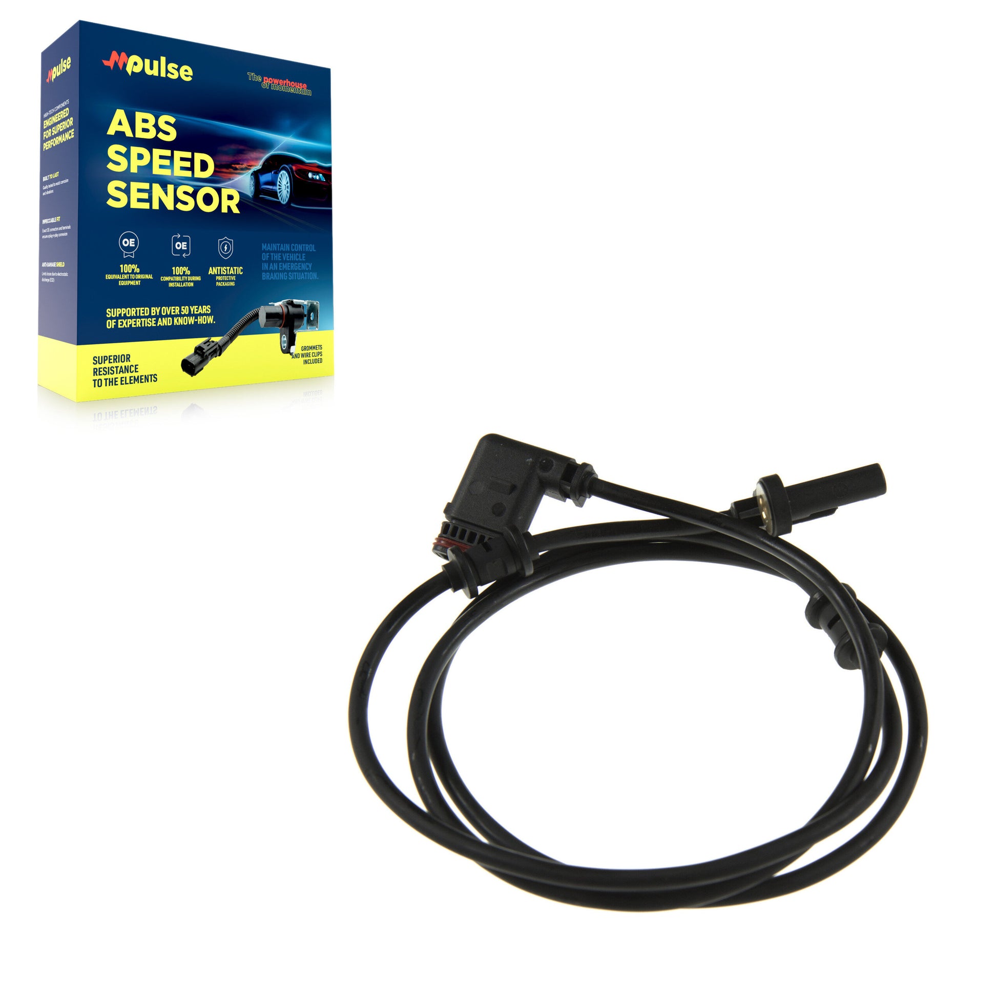 Mpulse SEN-2ABS0088 ABS Wheel Speed Sensor for 2001-2009 Mercedes-Benz CLK63 AMG, Mercedes-Benz C280, Mercedes-Benz CLK550 - Rear Left, Rear