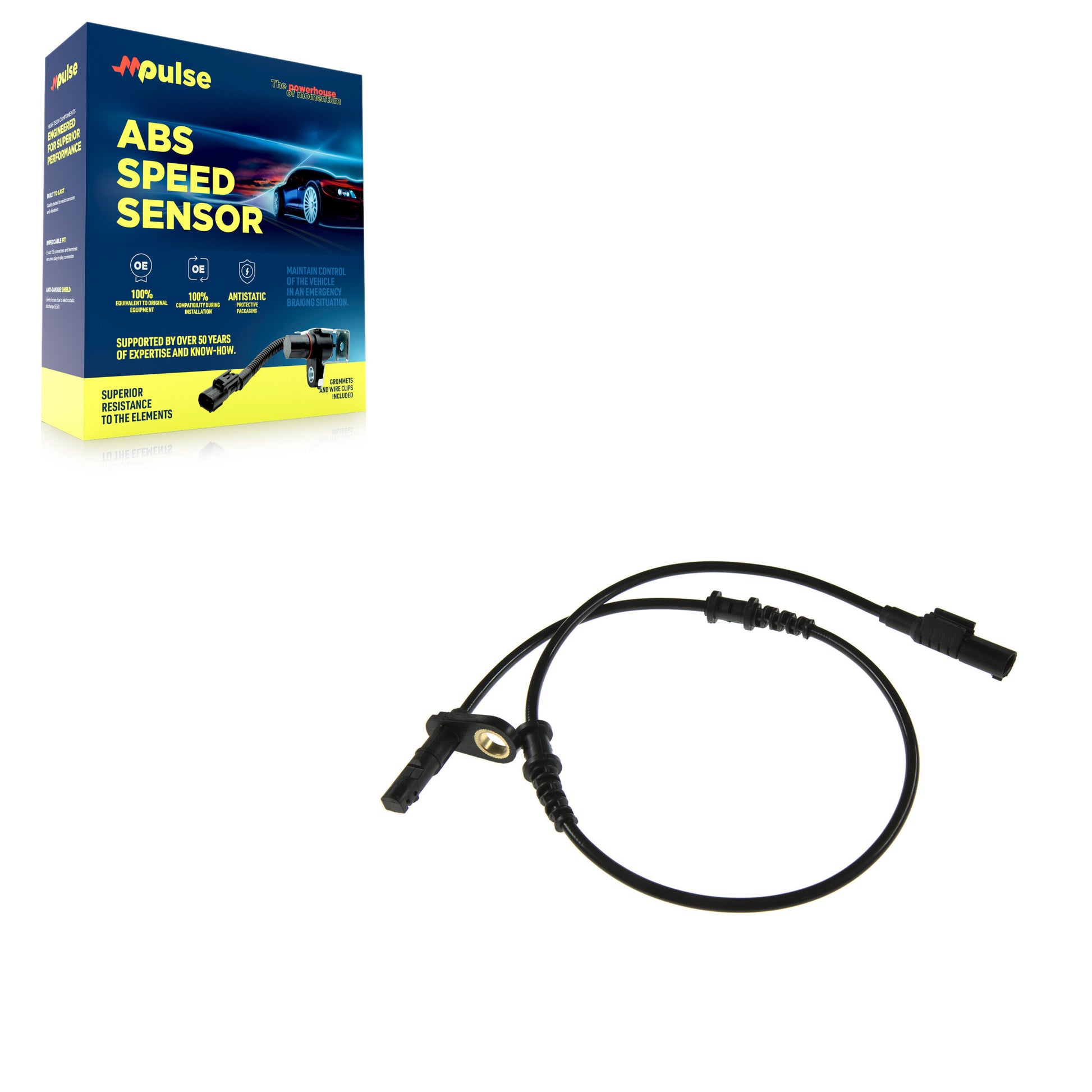 Mpulse SEN-2ABS0092 ABS Wheel Speed Sensor for 2003-2018 Mercedes-Benz CLS500, Mercedes-Benz E63 AMG, Mercedes-Benz SL65 AMG - Front, Front Right
