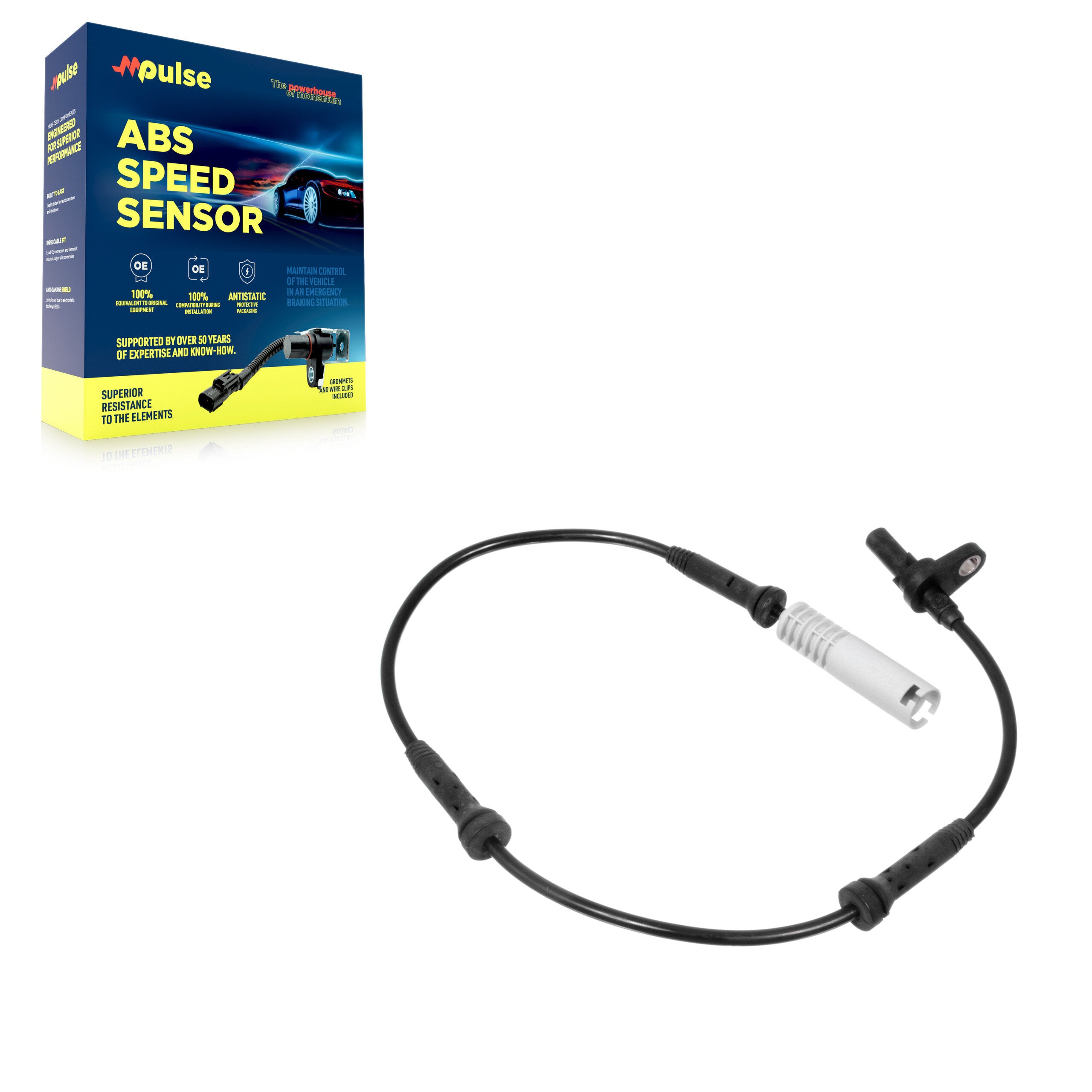 Mpulse SEN-2ABS0098 ABS Wheel Speed Sensor for 2004-2010 BMW 528i, BMW 535i, BMW 525i - Front
