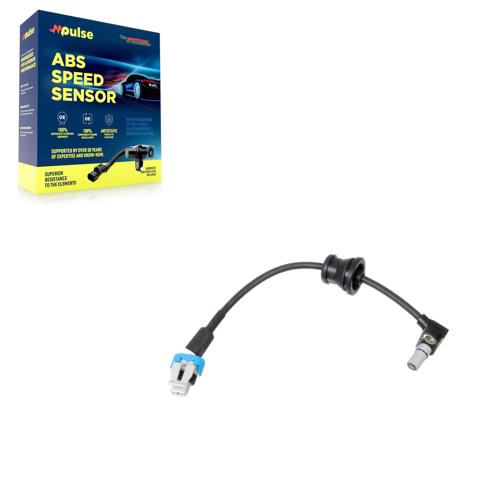 Mpulse SEN-2ABS0165 ABS Wheel Speed Sensor for 2002-2007 Saturn Vue, Pontiac Torrent, Chevrolet Equinox - Rear