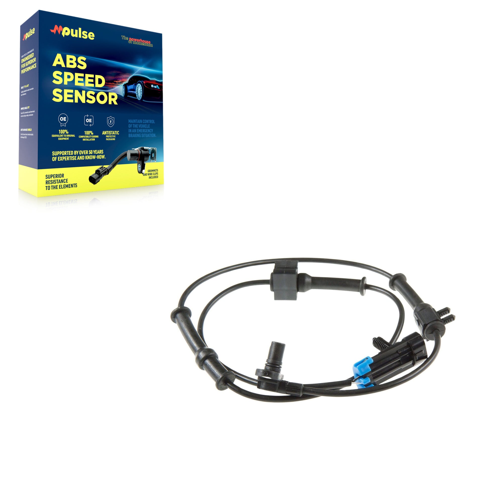 Mpulse SEN-2ABS0171 ABS Wheel Speed Sensor for 2007-2013 Chevrolet Cheyenne, Chevrolet Silverado 1500, GMC Sierra - Rear