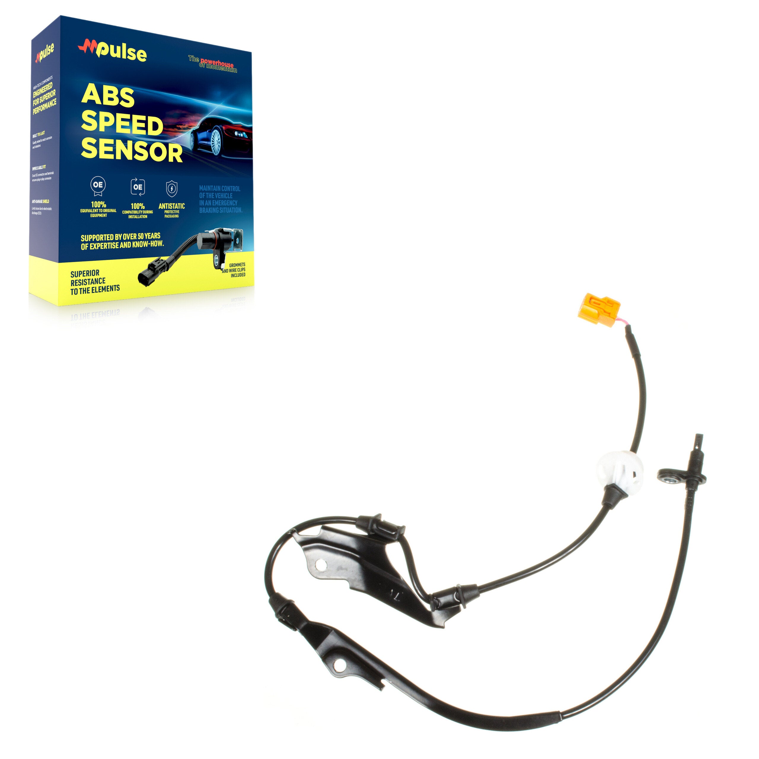 Mpulse SEN-2ABS0180 ABS Wheel Speed Sensor for 2003-2008 Honda Accord, Acura TSX - Front Left