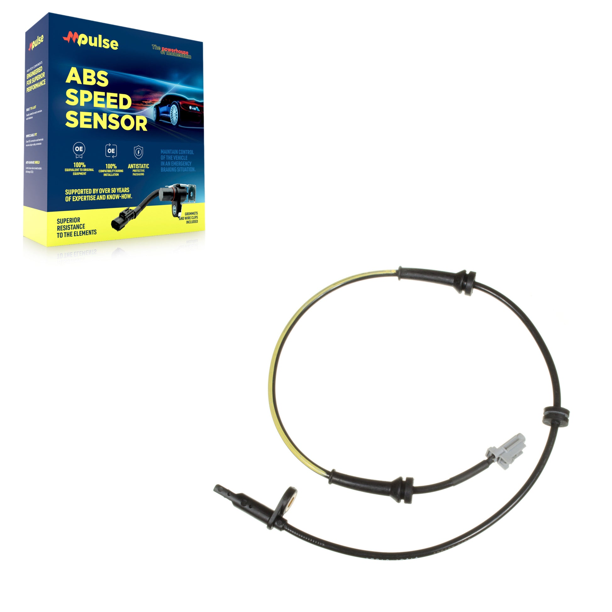 Mpulse SEN-2ABS0191 ABS Wheel Speed Sensor for 2008-2015 Nissan Rogue Select, Nissan Rogue, Nissan X-Trail - Front
