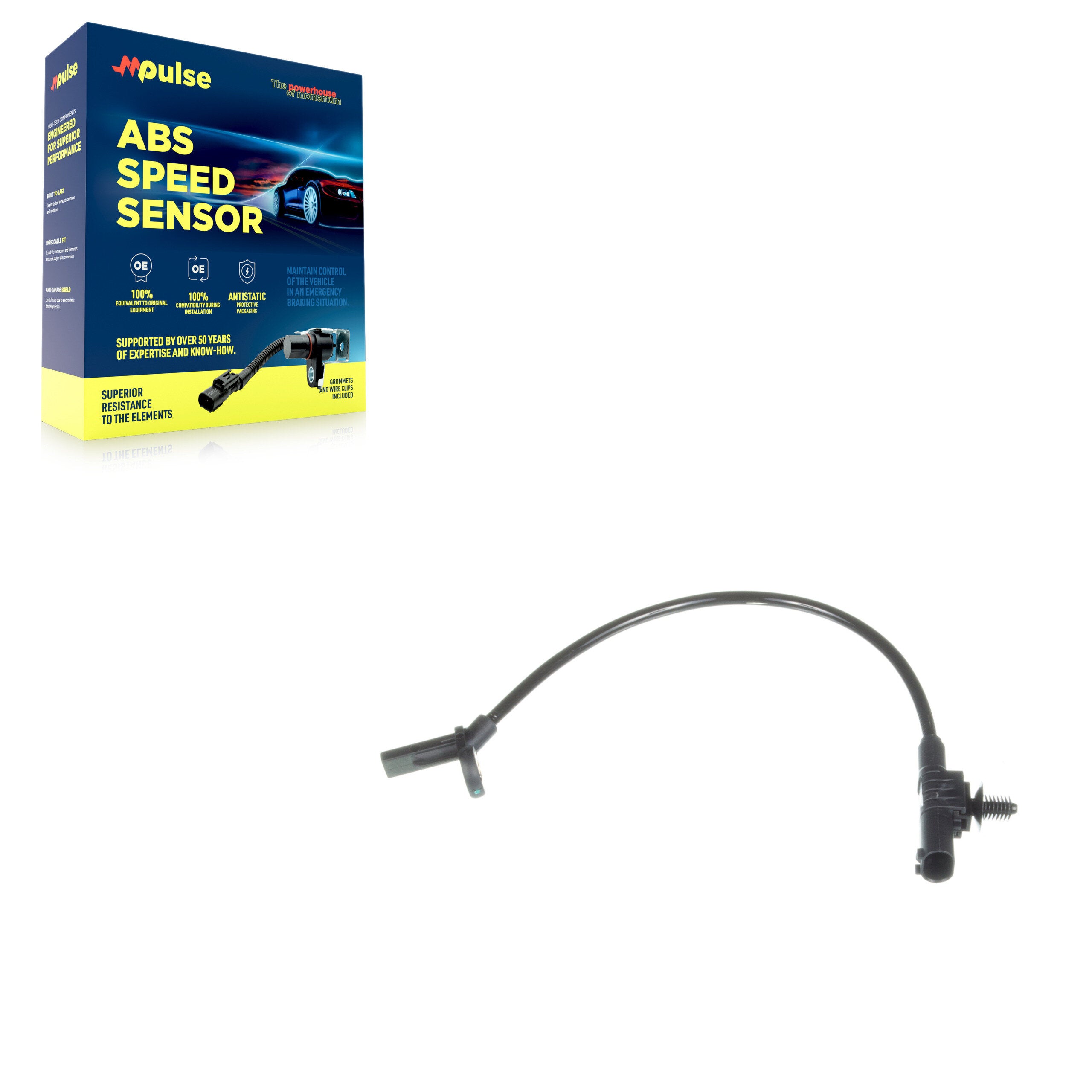 Mpulse SEN-2ABS0205 ABS Wheel Speed Sensor for 2006-2015 Mercedes-Benz GL500, Mercedes-Benz ML500, Mercedes-Benz GL350 - Rear, Rear Right