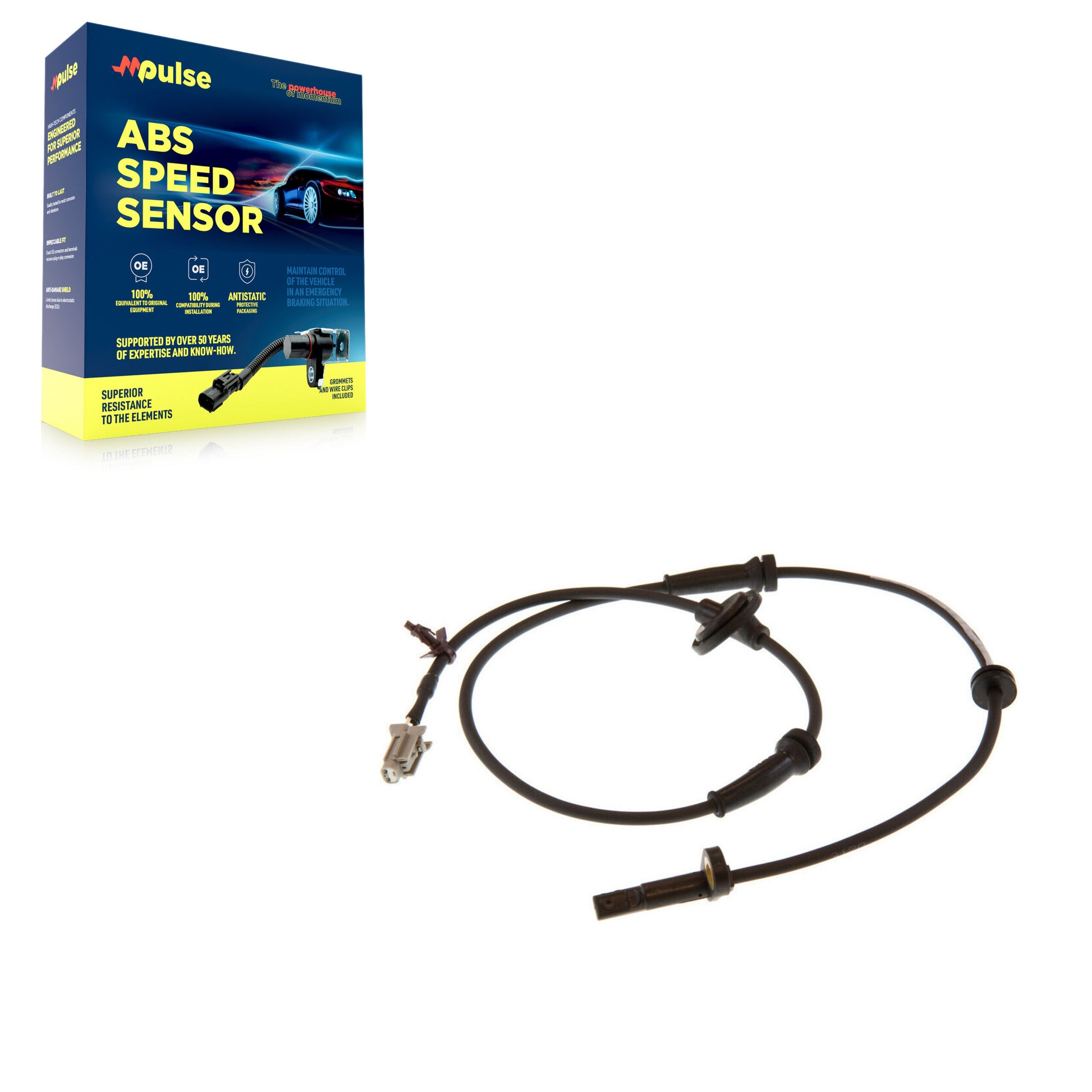 Mpulse SEN-2ABS0225 ABS Wheel Speed Sensor for 2003-2009 Nissan Murano, Nissan Quest - Front Right