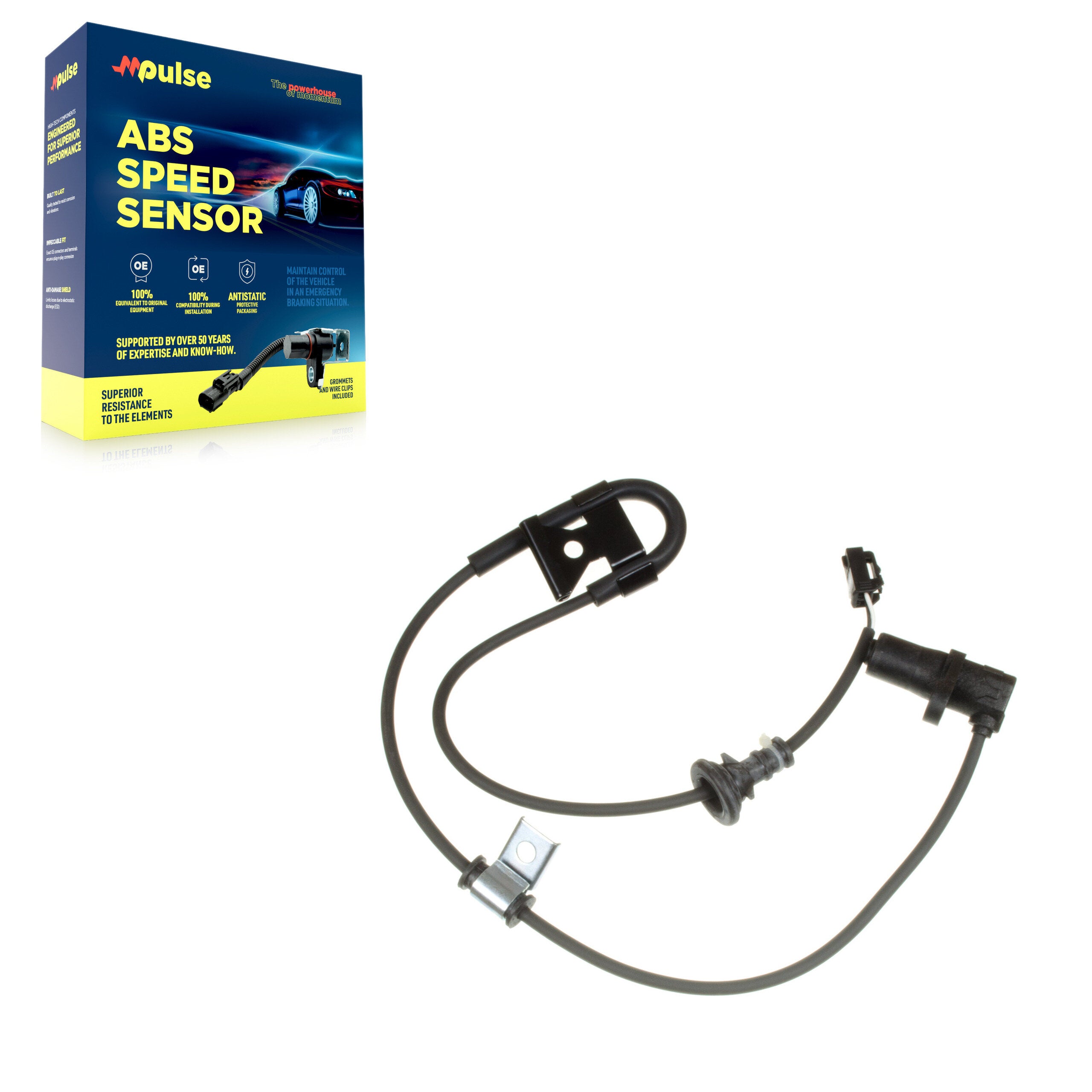 Mpulse SEN-2ABS0237 ABS Wheel Speed Sensor for 2003-2009 Lexus RX350, Toyota Highlander, Lexus RX400h - Rear Right