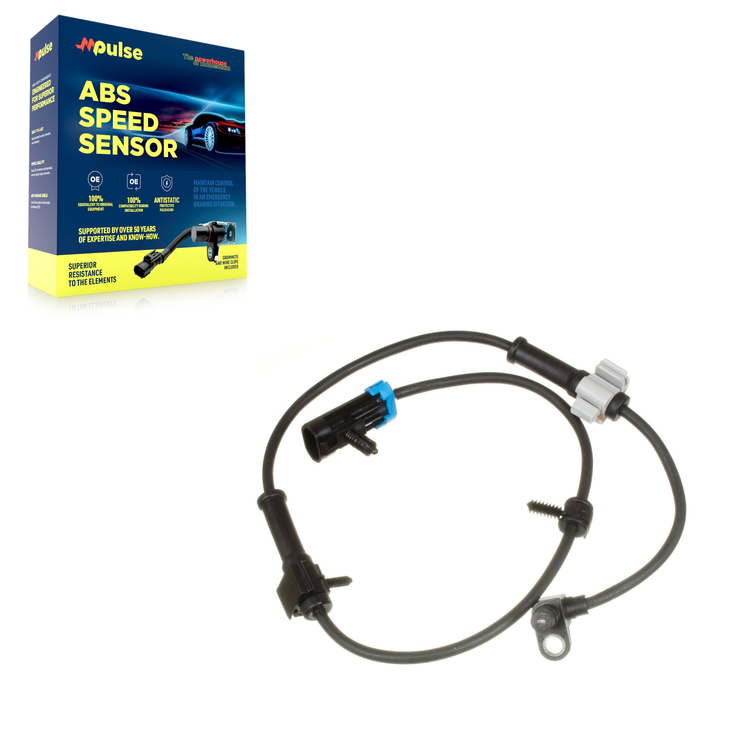 Mpulse SEN-2ABS0275 ABS Wheel Speed Sensor for 1999-2014 Chevrolet Express 1500, GMC Savana 1500, Chevrolet Silverado 1500 - Front, Front Left, Rear