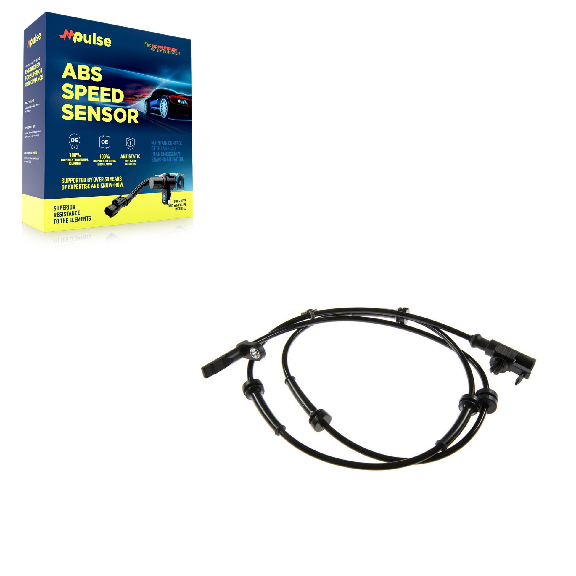Mpulse SEN-2ABS0337 ABS Wheel Speed Sensor for 2006-2020 Nissan 370Z, INFINITI Q60, INFINITI Q40 - Front Right, Front