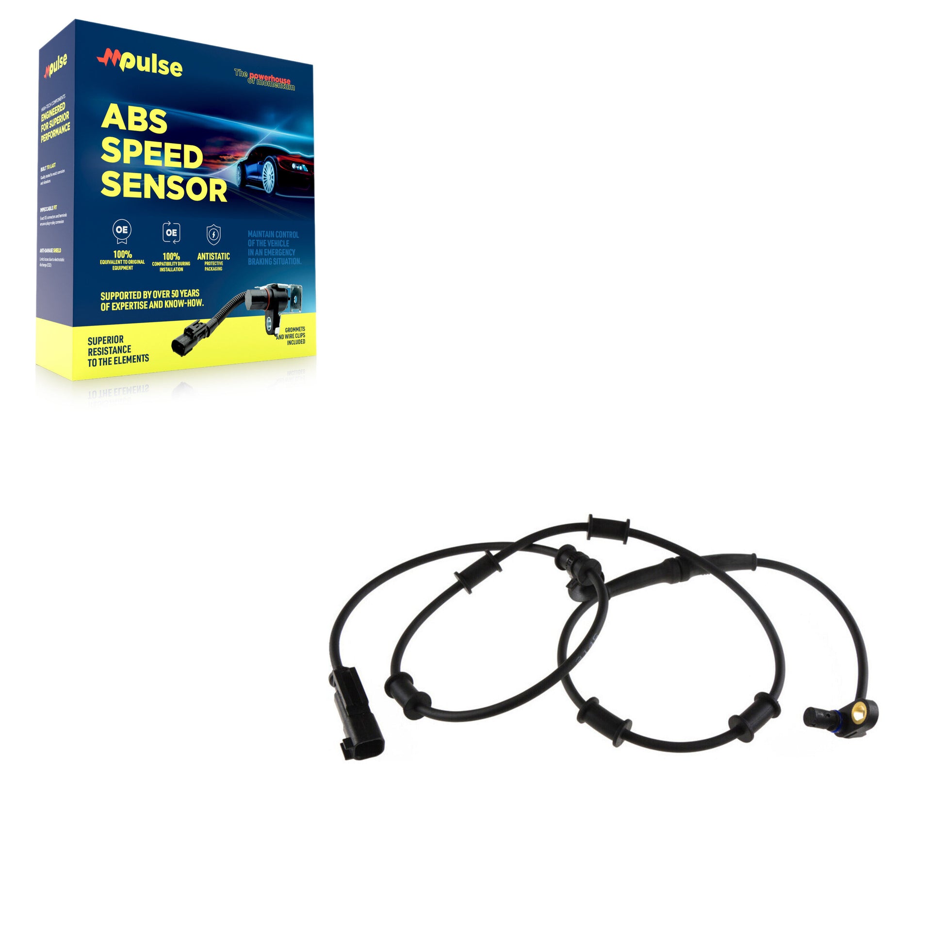 Mpulse SEN-2ABS0343 ABS Wheel Speed Sensor for 2006-2008 Dodge Ram 3500, Dodge Ram 2500 - Front