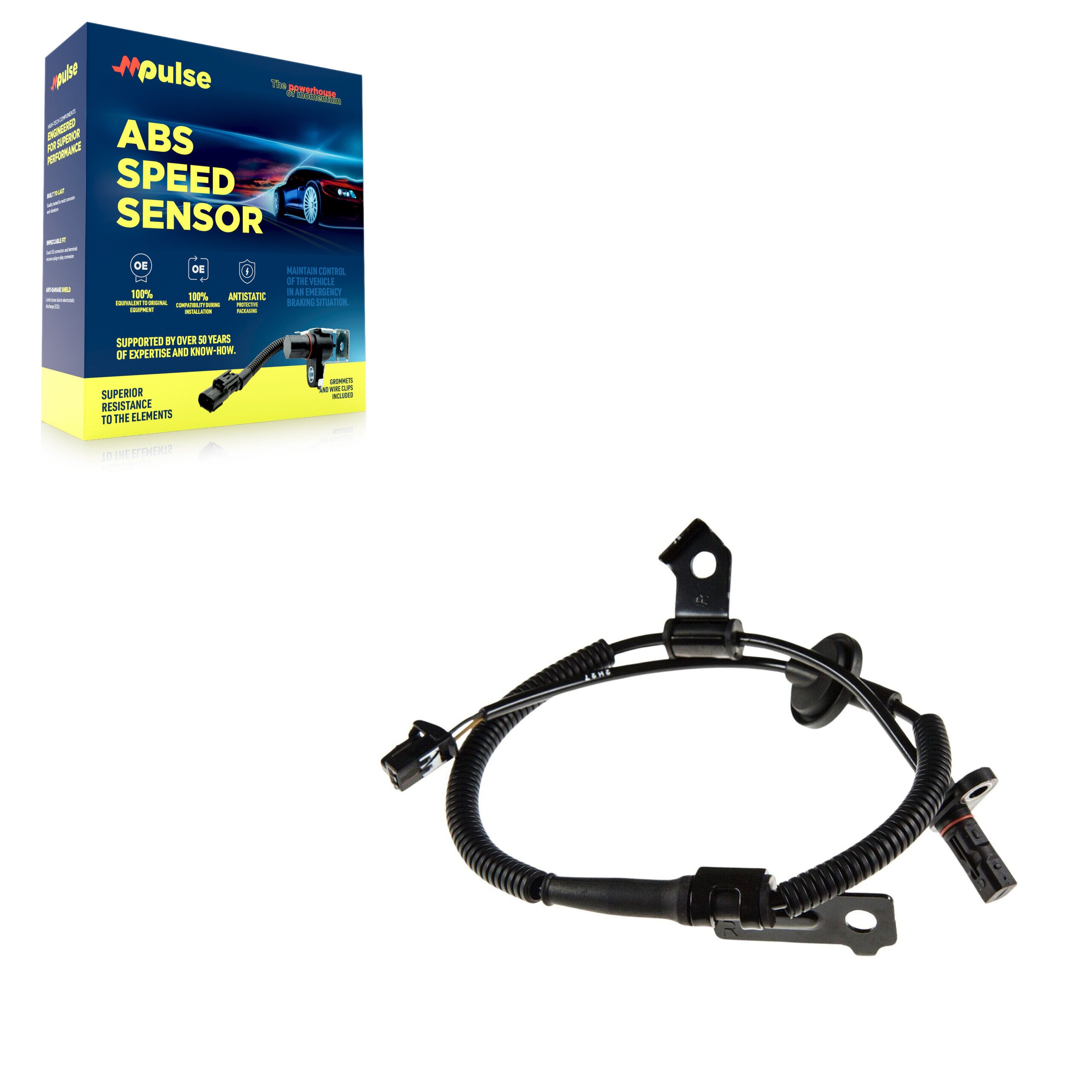 Mpulse SEN-2ABS0377 ABS Wheel Speed Sensor for 2006-2011 Hyundai Sonata, Hyundai Azera - Rear Right