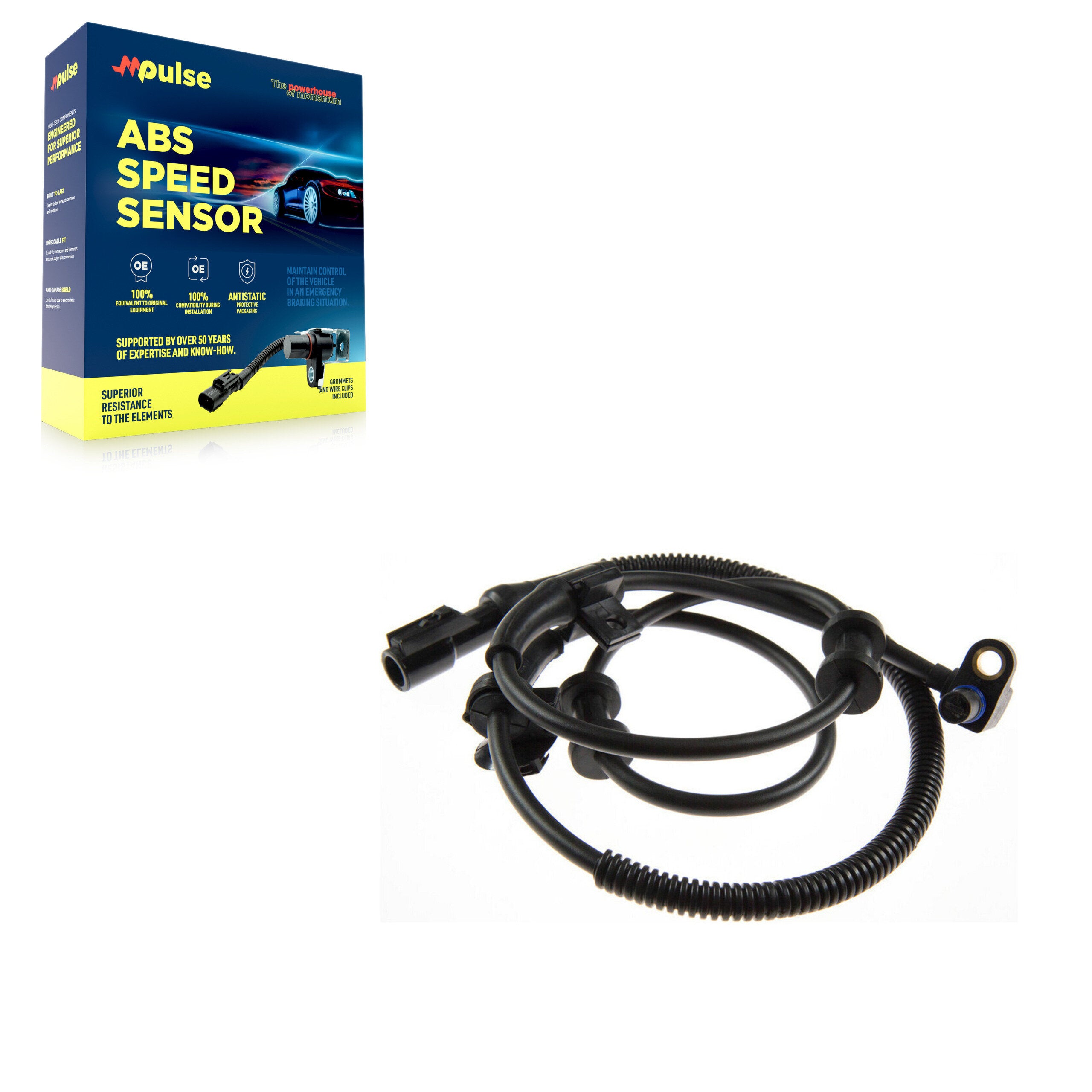 Mpulse SEN-2ABS0409 ABS Wheel Speed Sensor for 1999-2005 Ford Excursion, Ford F-250 Super Duty, Ford F-350 Super Duty - Front