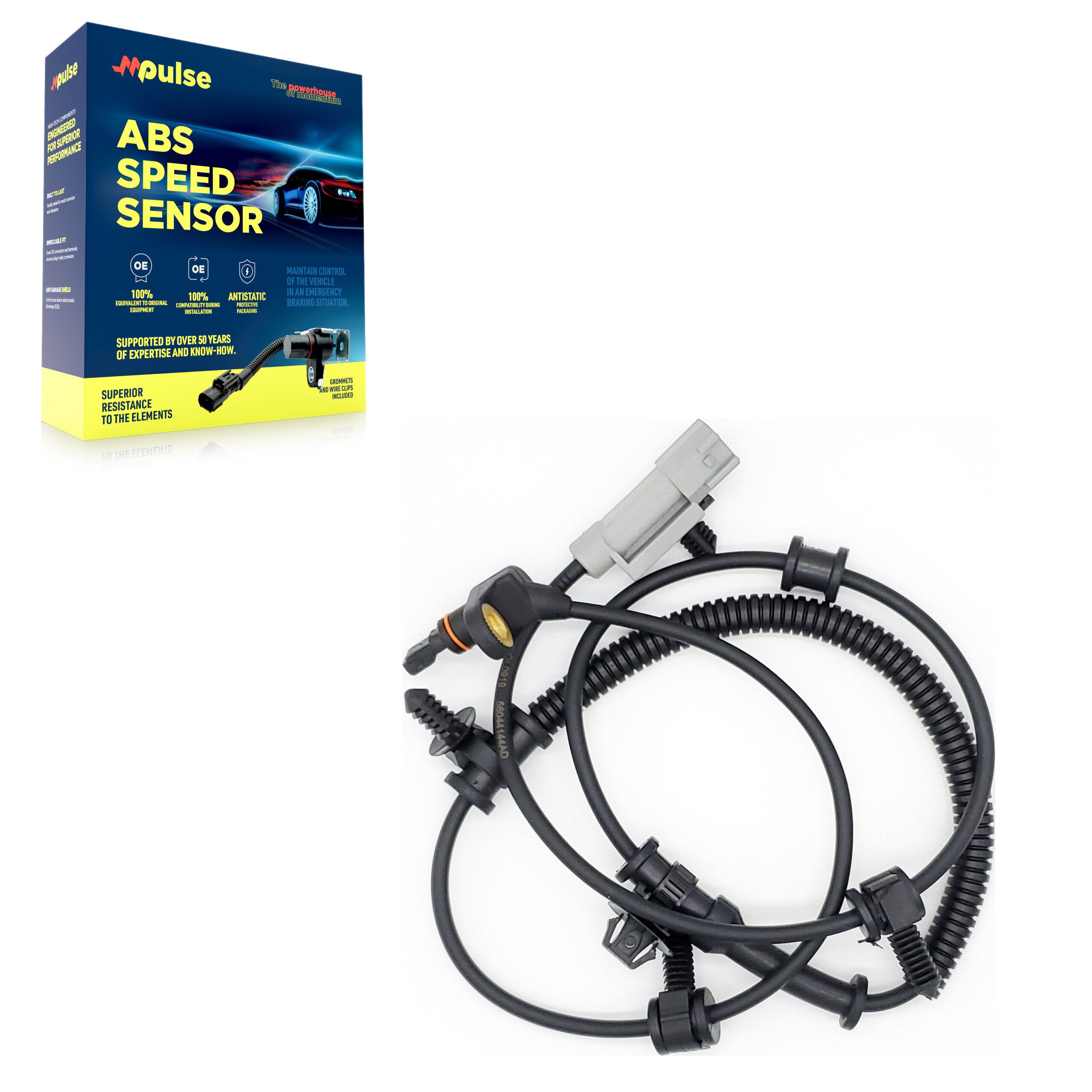 Mpulse SEN-2ABS0432 ABS Wheel Speed Sensor for 2005-2010 Jeep Commander, Jeep Grand Cherokee - Front