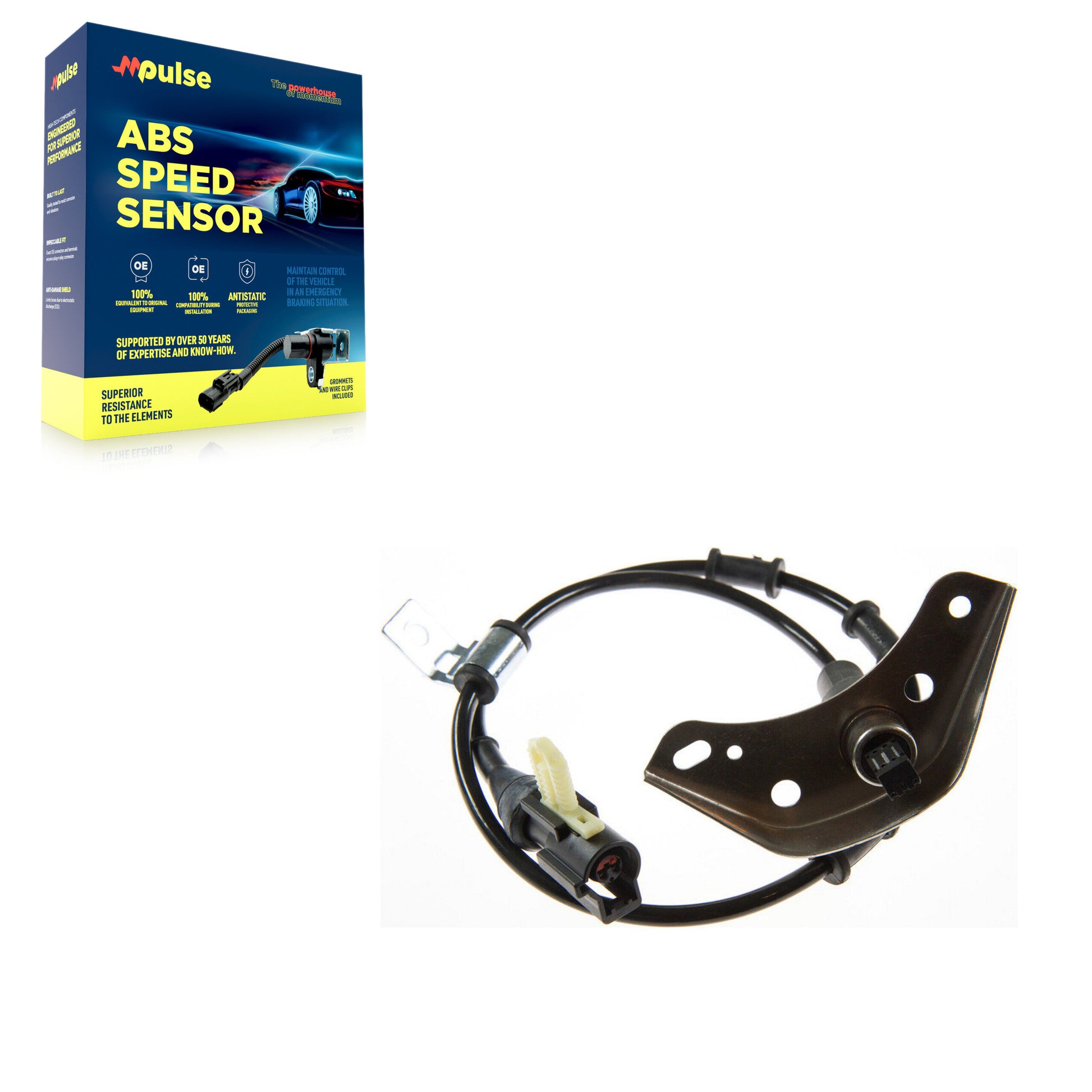 Mpulse SEN-2ABS0445 ABS Wheel Speed Sensor for 1999-2004 Ford E-250, Ford E-350 Club Wagon, Ford E-350 Super Duty - Front Right