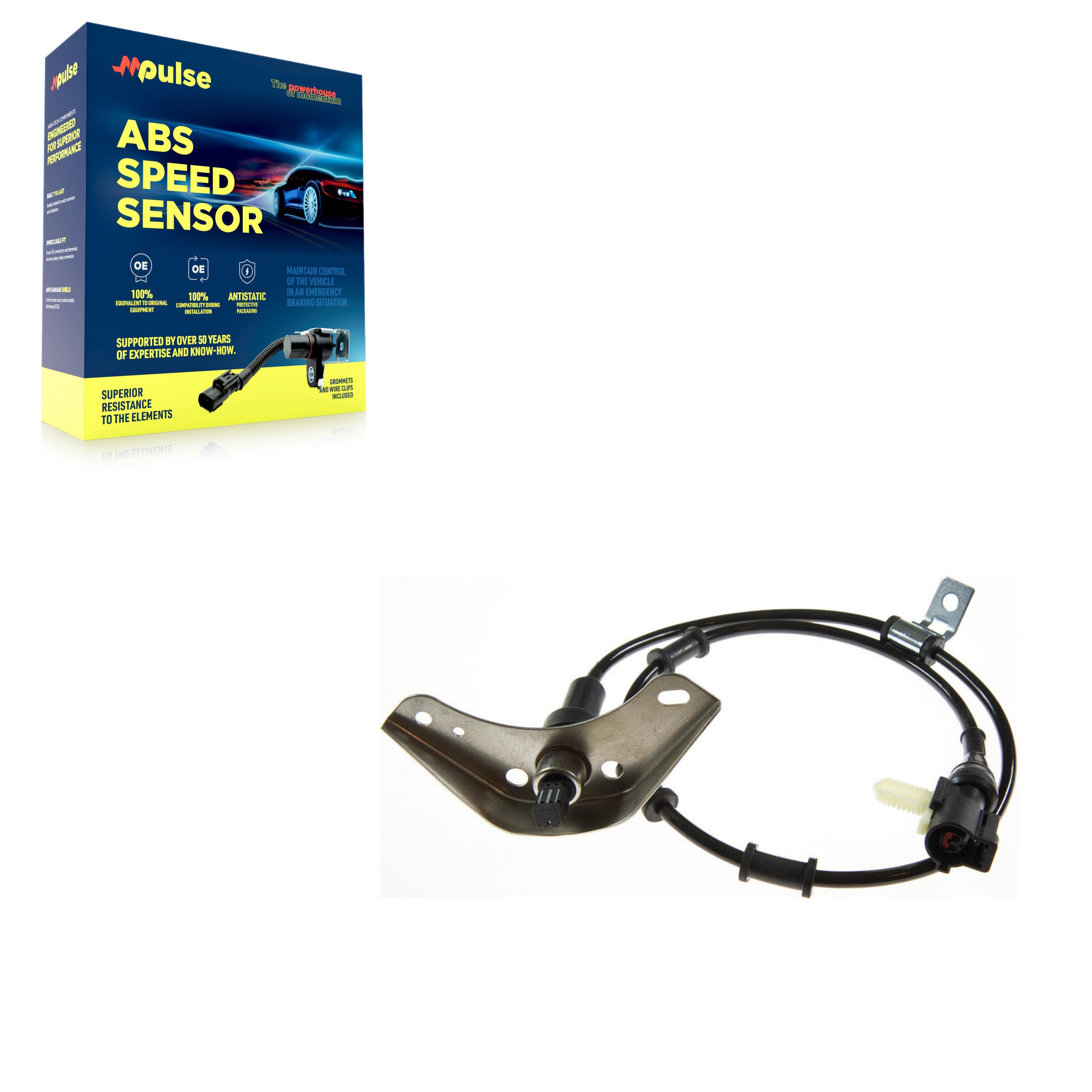 Mpulse SEN-2ABS0447 ABS Wheel Speed Sensor for 1999-2004 Ford E-250, Ford E-350 Club Wagon, Ford E-350 Super Duty - Front Left
