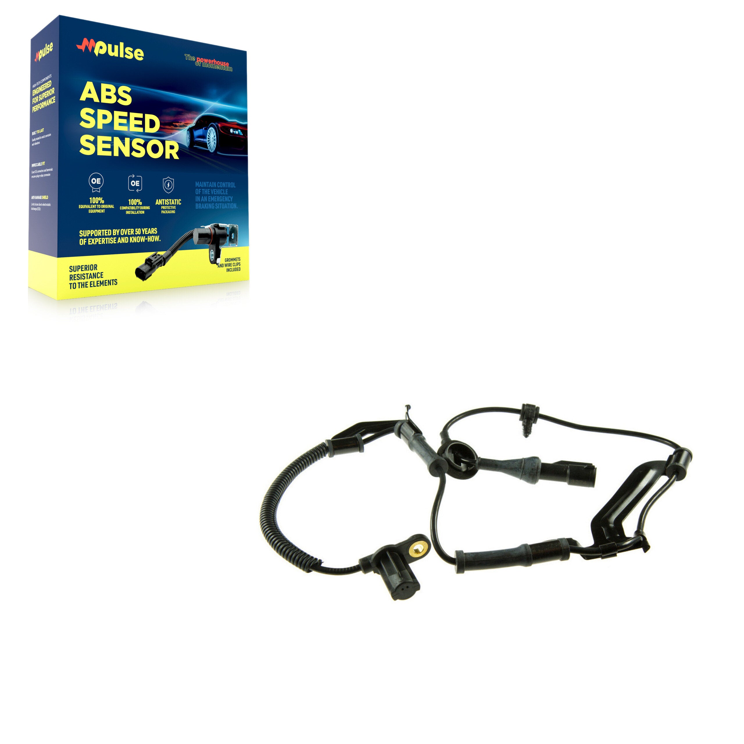 Mpulse SEN-2ABS0460 ABS Wheel Speed Sensor for 2004-2008 Mazda Tribute, Ford Escape, Mercury Mariner - Front Right