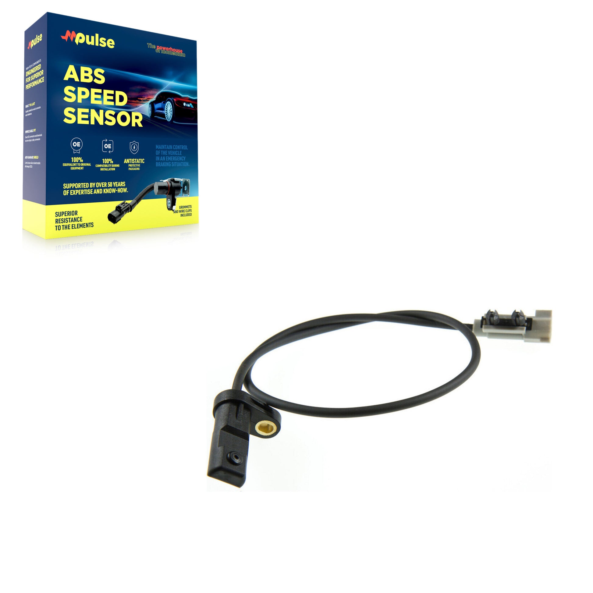 Mpulse SEN-2ABS0468 ABS Wheel Speed Sensor for 2005-2010 Jeep Commander, Jeep Grand Cherokee - Rear