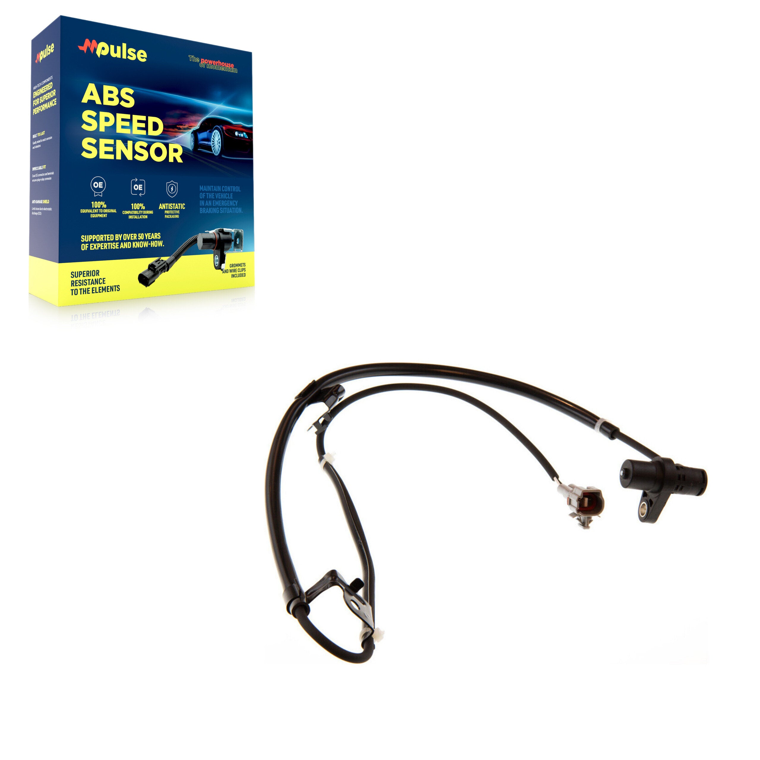 Mpulse SEN-2ABS0477 ABS Wheel Speed Sensor for 2004-2009 Toyota Prius - Front Right