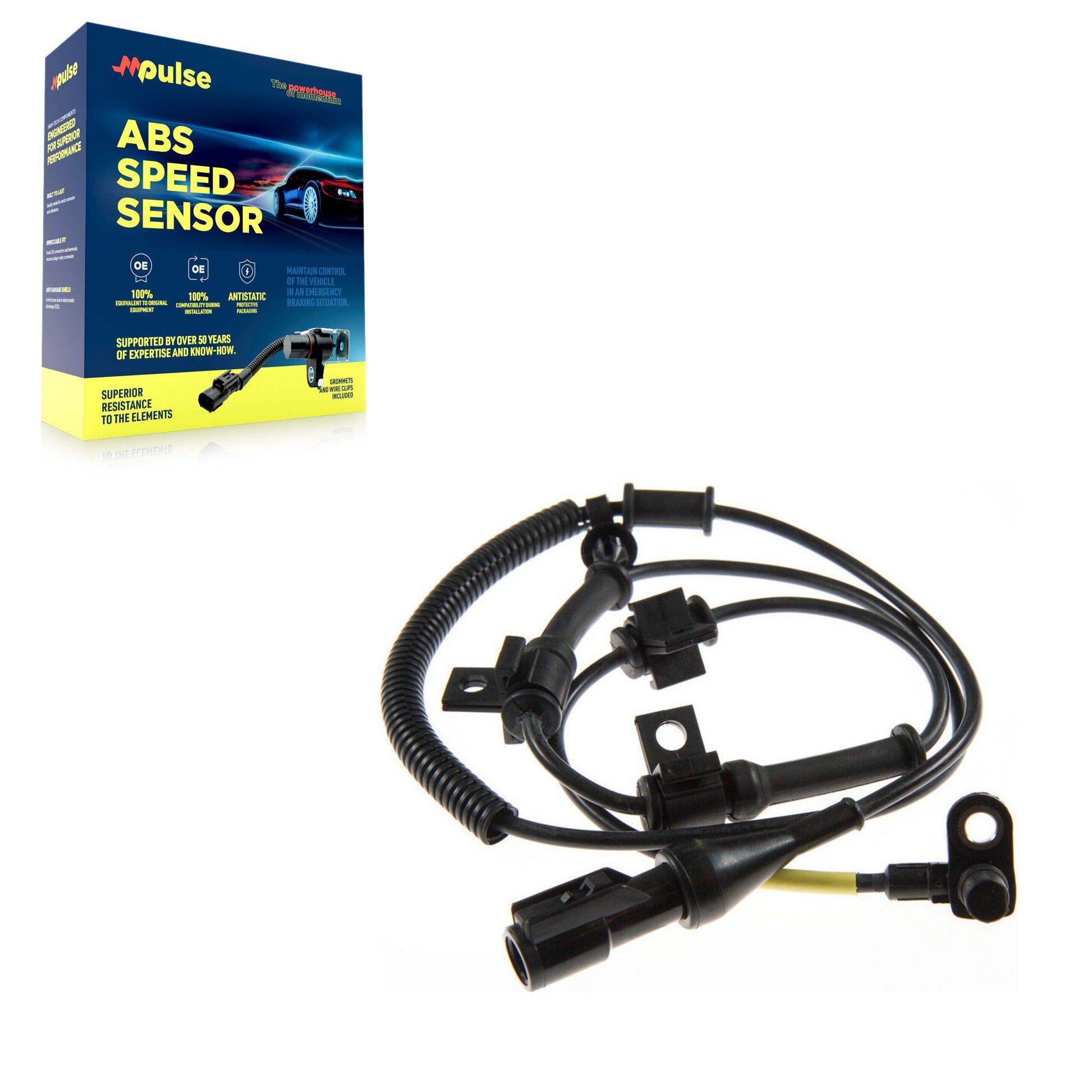 Mpulse SEN-2ABS0532 ABS Wheel Speed Sensor for 2005-2010 Ford F-250 Super Duty, Ford F-350 Super Duty - Front