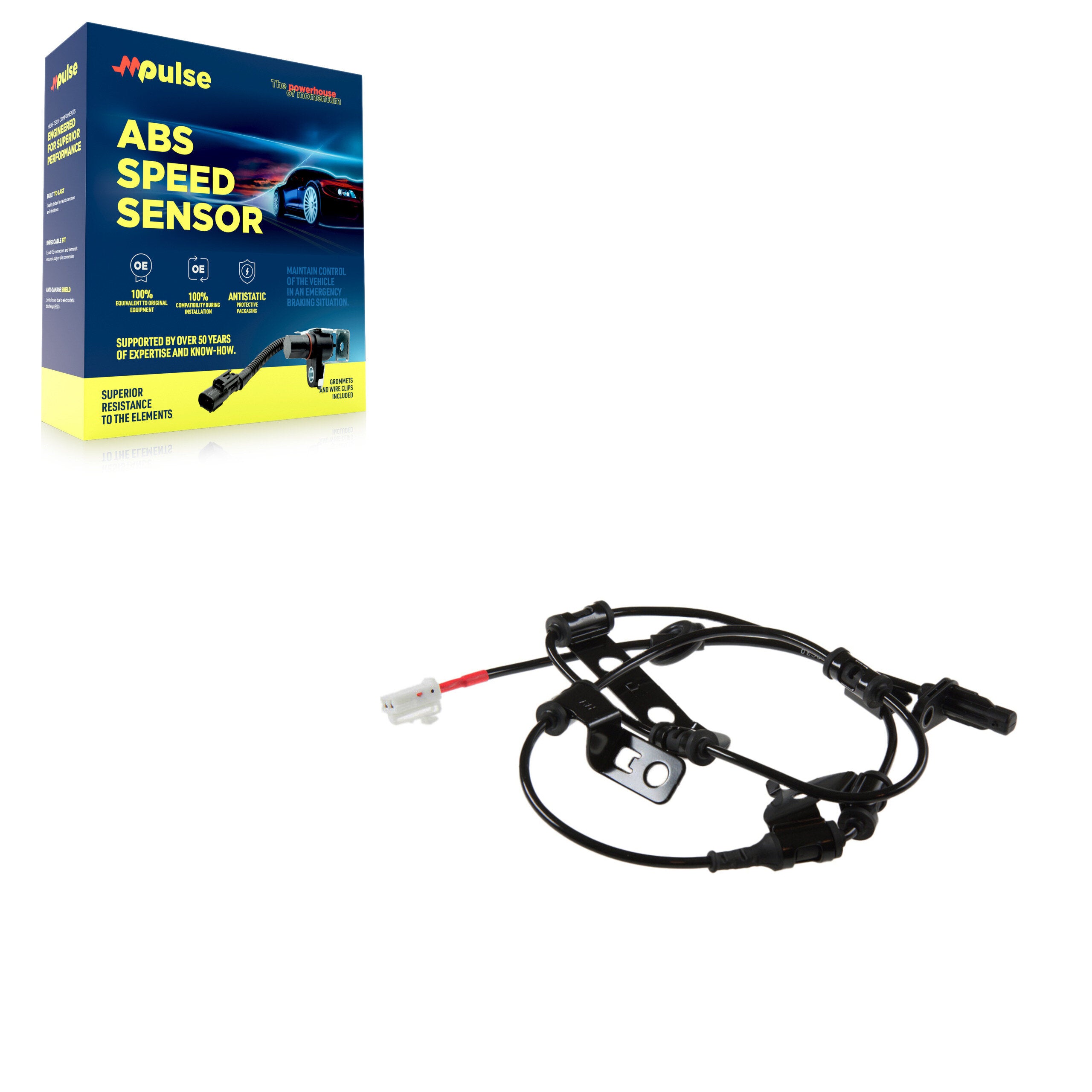 Mpulse SEN-2ABS0580 ABS Wheel Speed Sensor for 2010-2016 Hyundai ix35, Hyundai Tucson, Kia Sportage - Rear Right