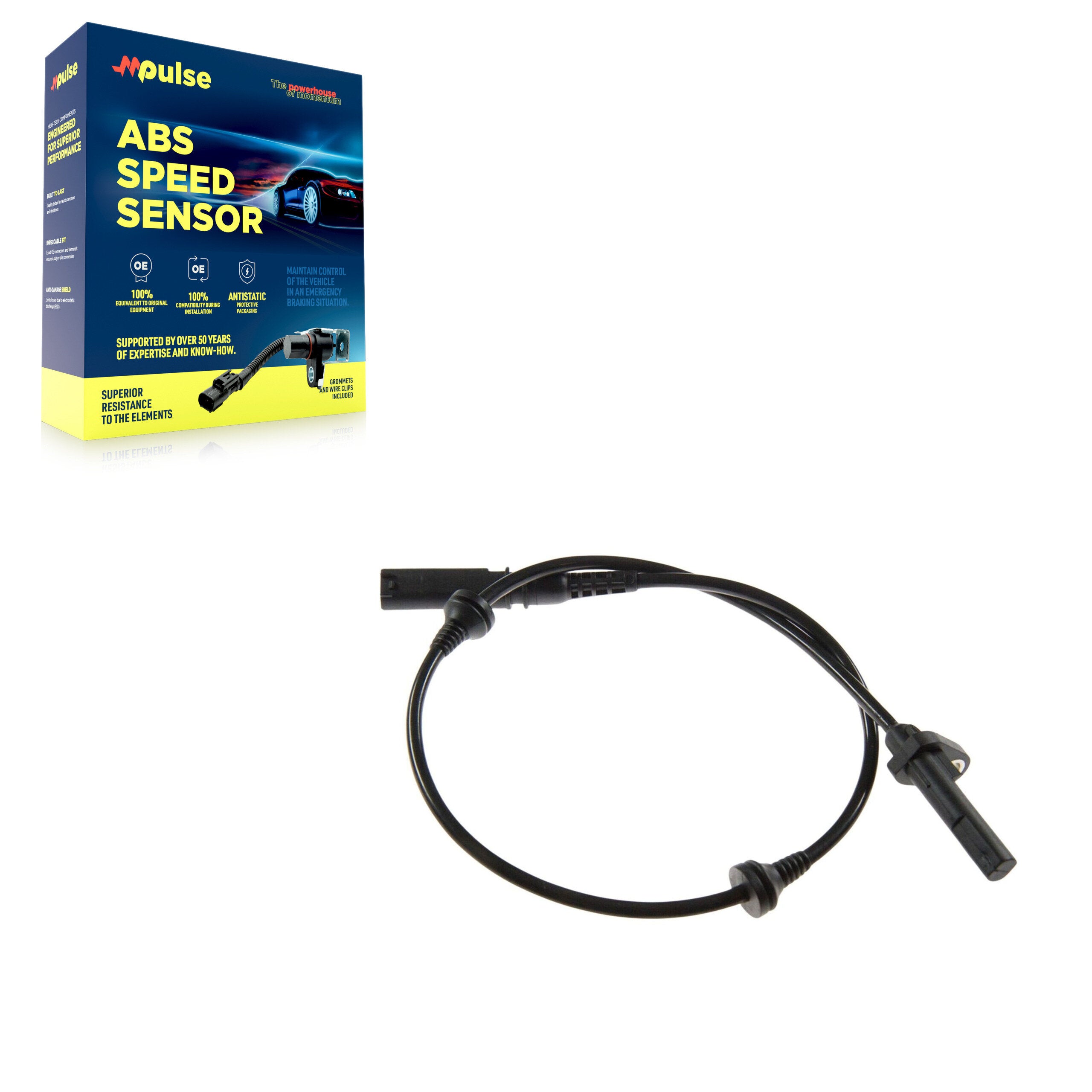 Mpulse SEN-2ABS0641 ABS Wheel Speed Sensor for 2007-2019 BMW X6, BMW X5 - Front