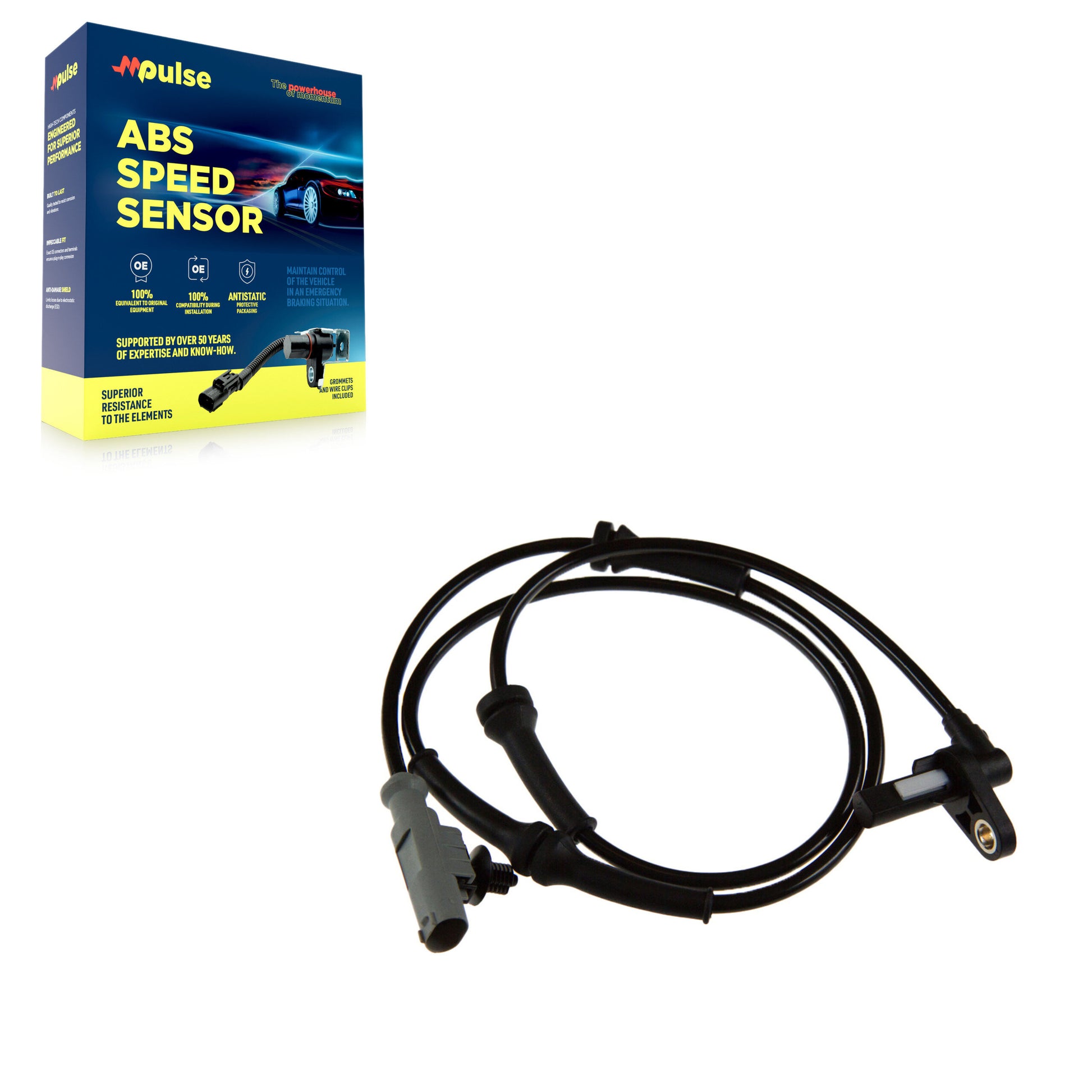 Mpulse SEN-2ABS0679 ABS Wheel Speed Sensor for 2006-2013 Land Rover Range Rover Sport - Front