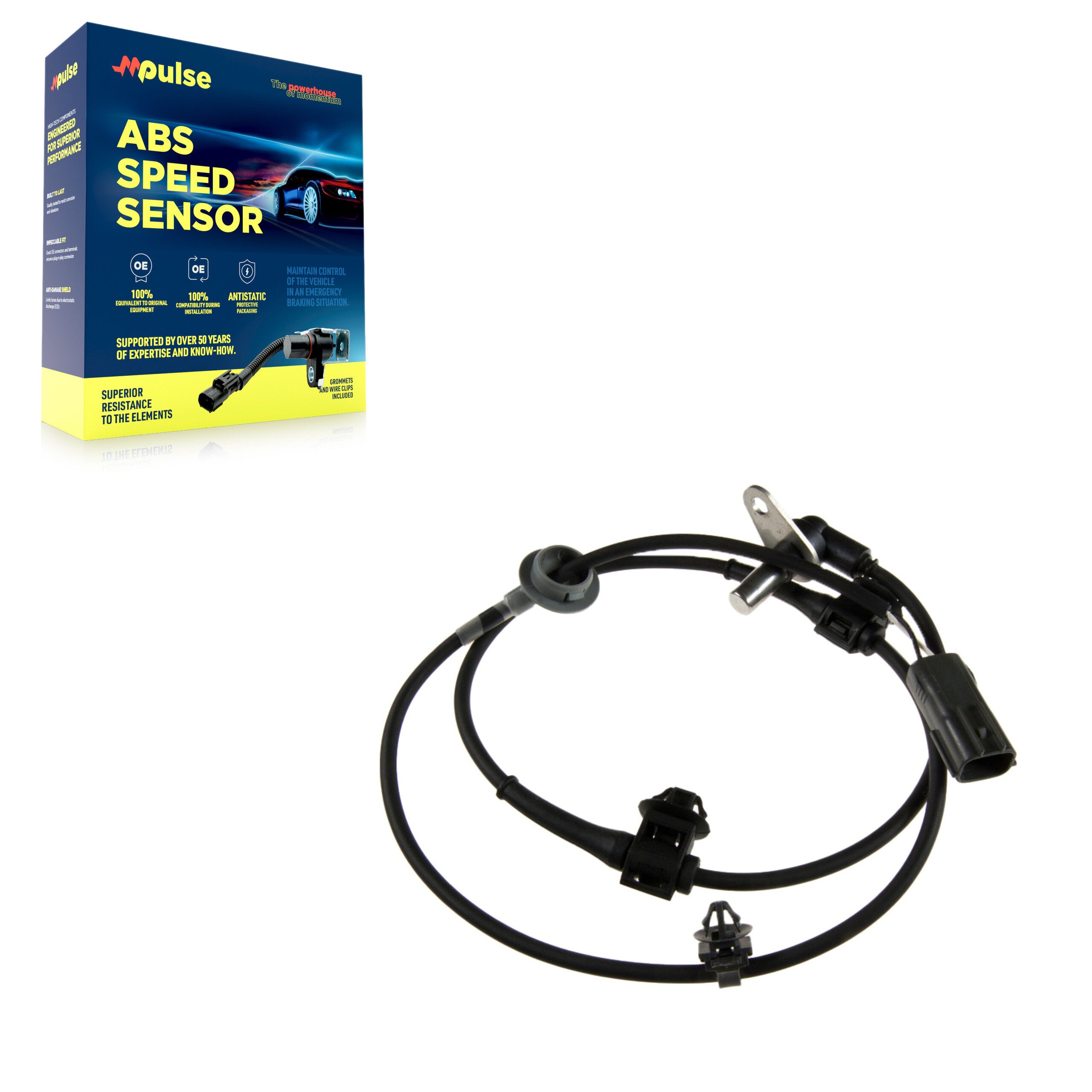 Mpulse SEN-2ABS0683 ABS Wheel Speed Sensor for 2007-2015 Mazda CX-7, Mazda CX-9 - Front Right