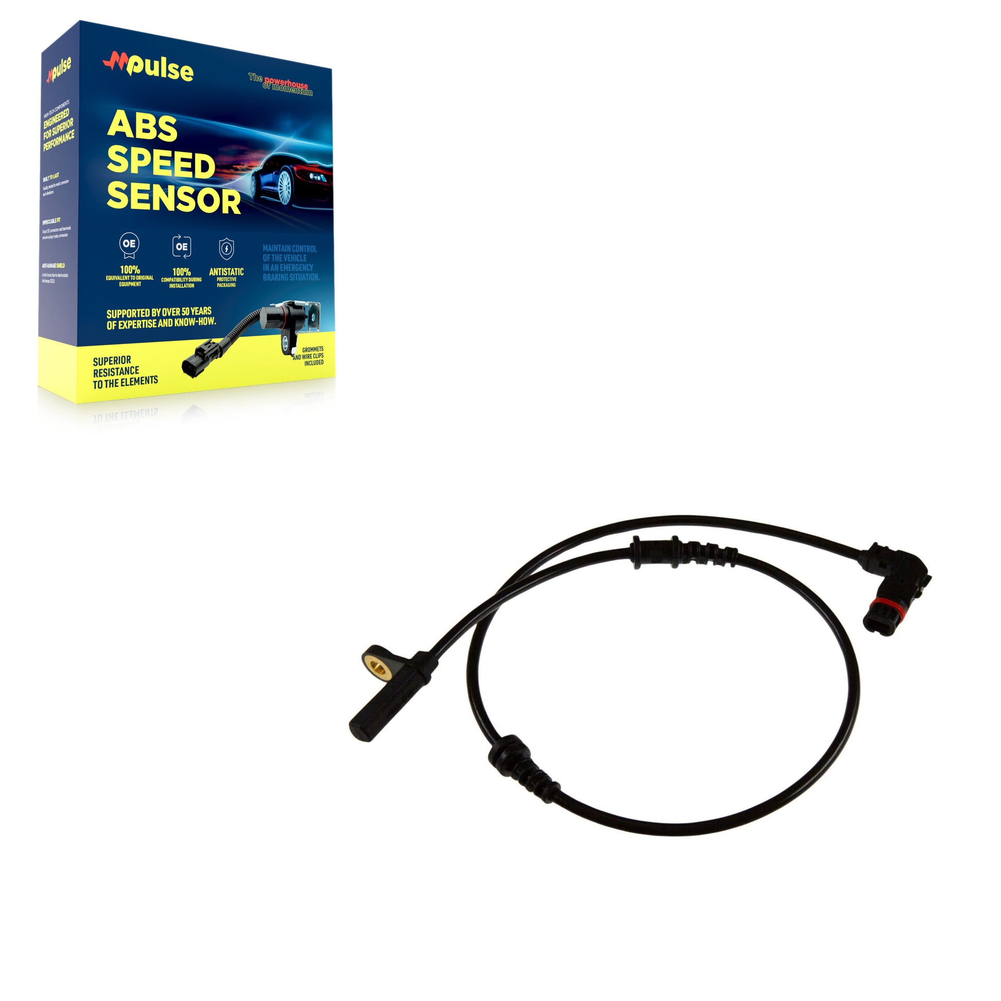 Mpulse SEN-2ABS0690 ABS Wheel Speed Sensor for 2008-2011 Mercedes-Benz C250, Mercedes-Benz C230, Mercedes-Benz C300 - Front